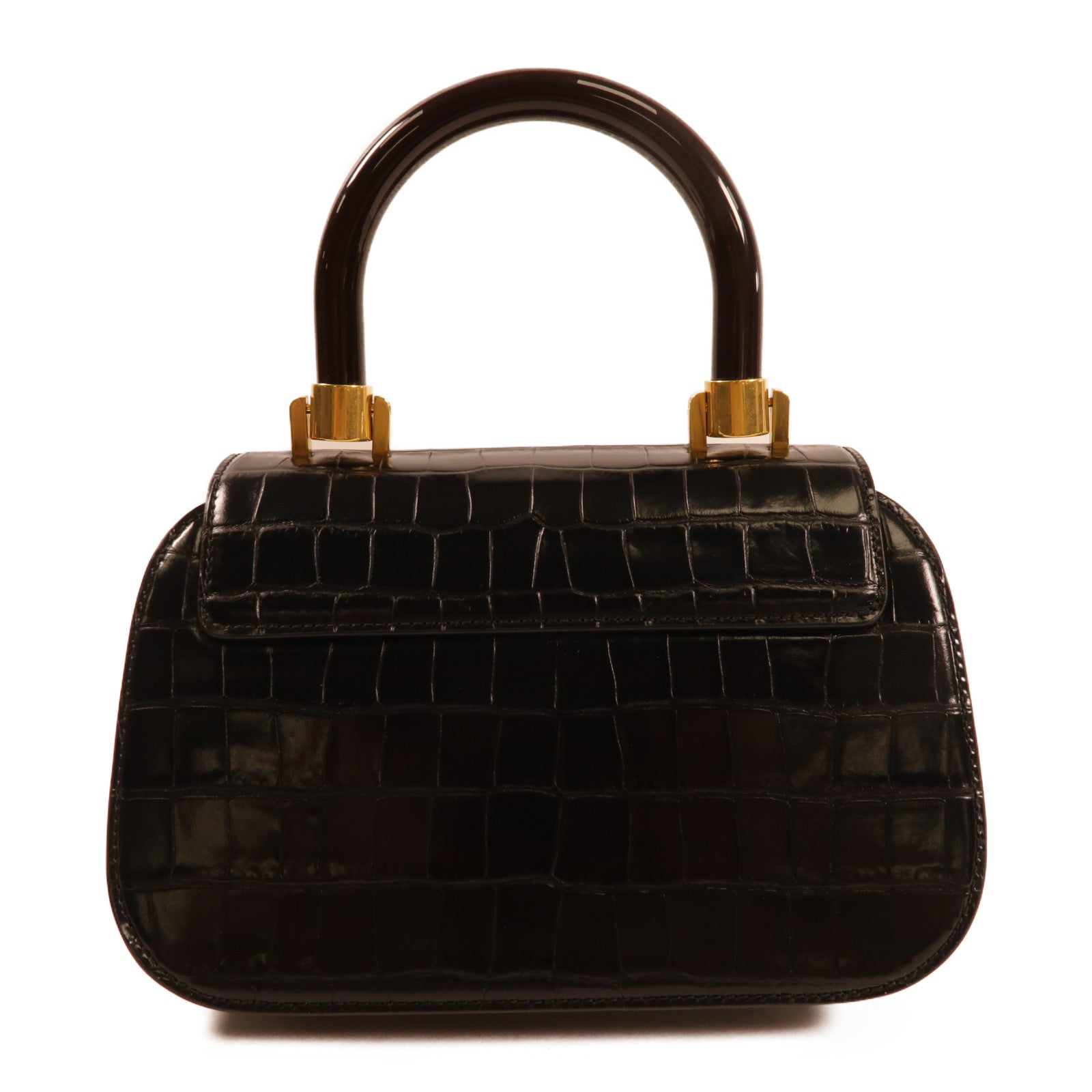 MULBERRY 皮革2Way Shoulder金扣手挽肩背兩用袋