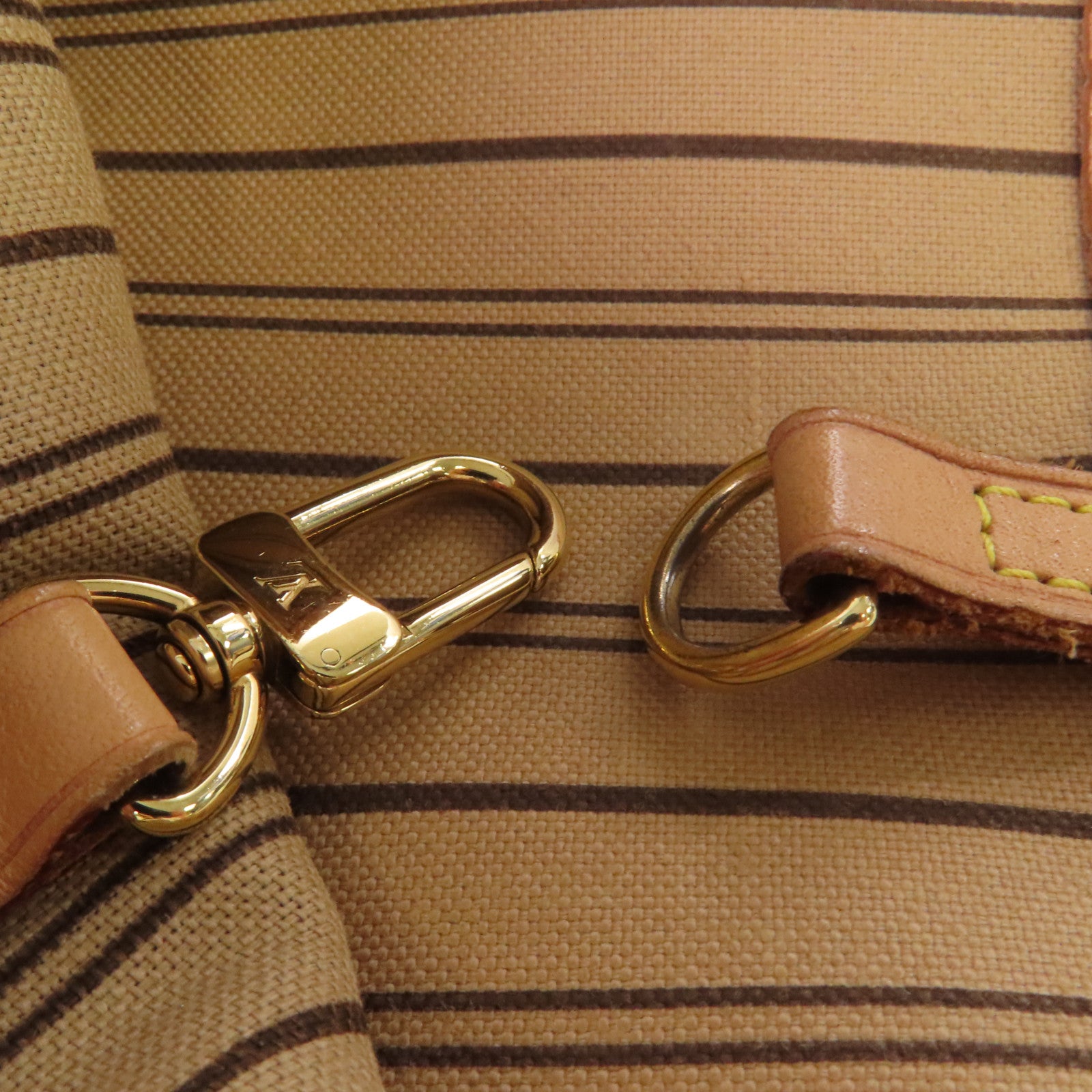LOUIS VUITTON Monogram Neverfull GM Tote Bag金扣肩背袋啡色