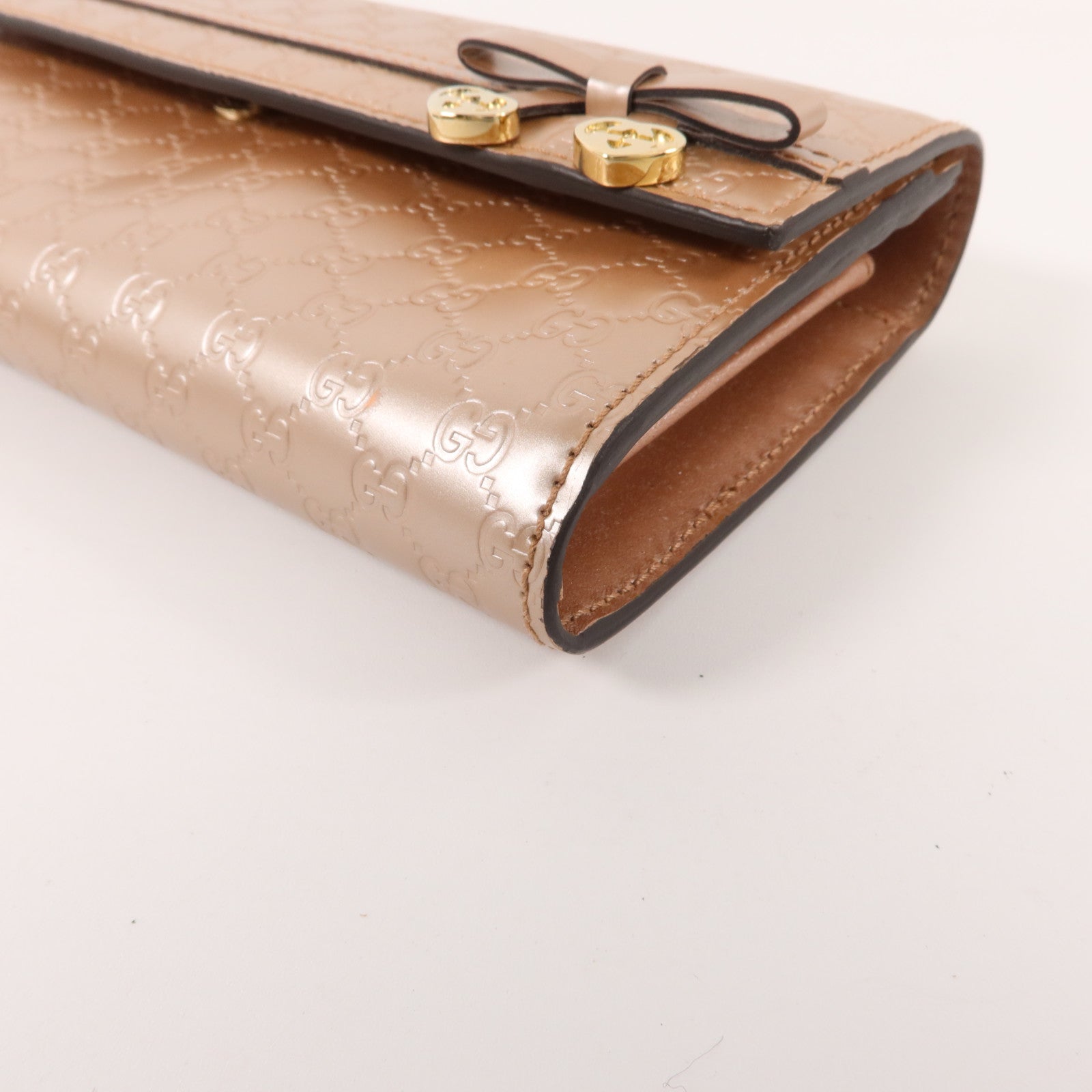 GUCCI 牛皮皮革Guccissima Long Wallet長錢包