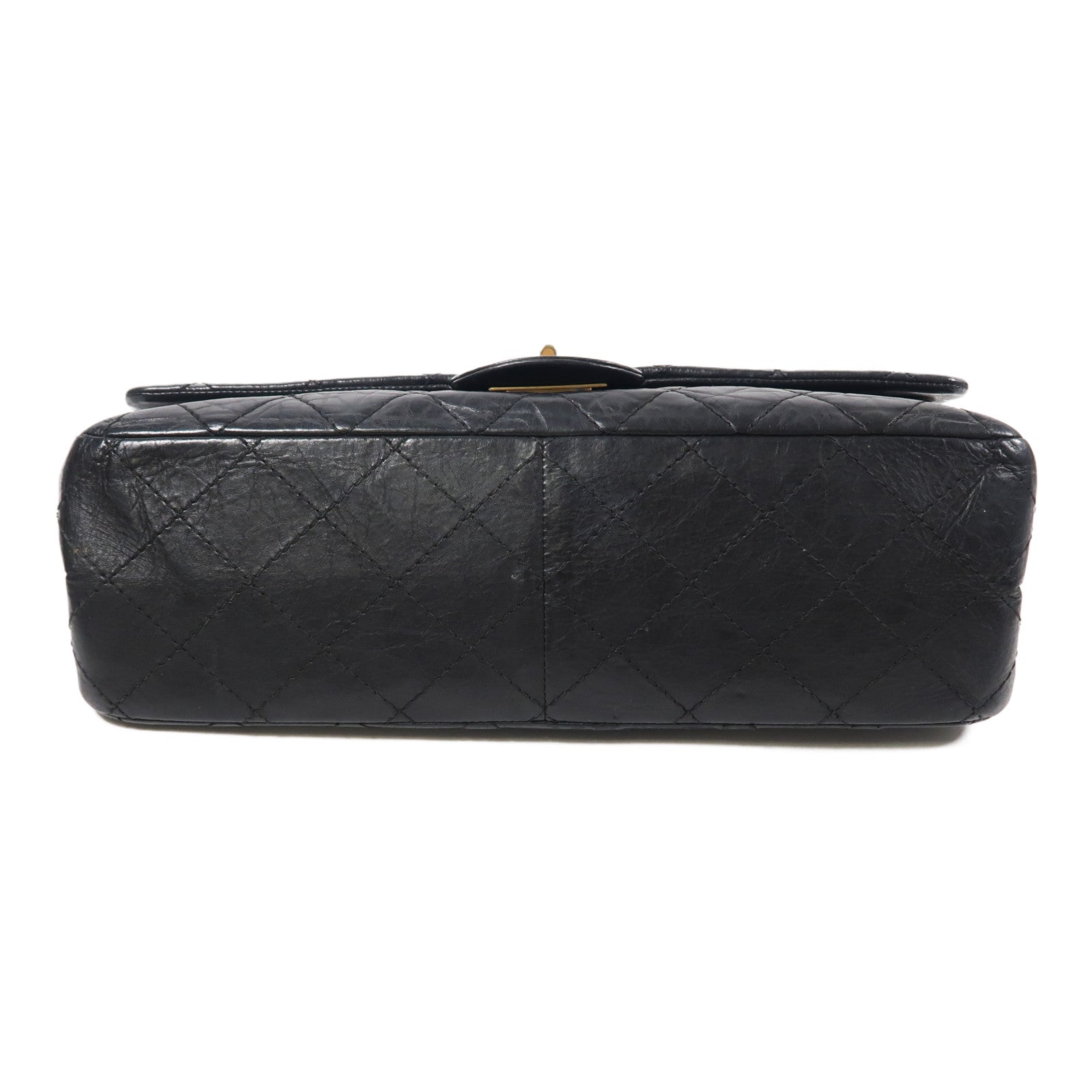 CHANEL 牛皮皮革2.55金扣鏈帶肩背袋