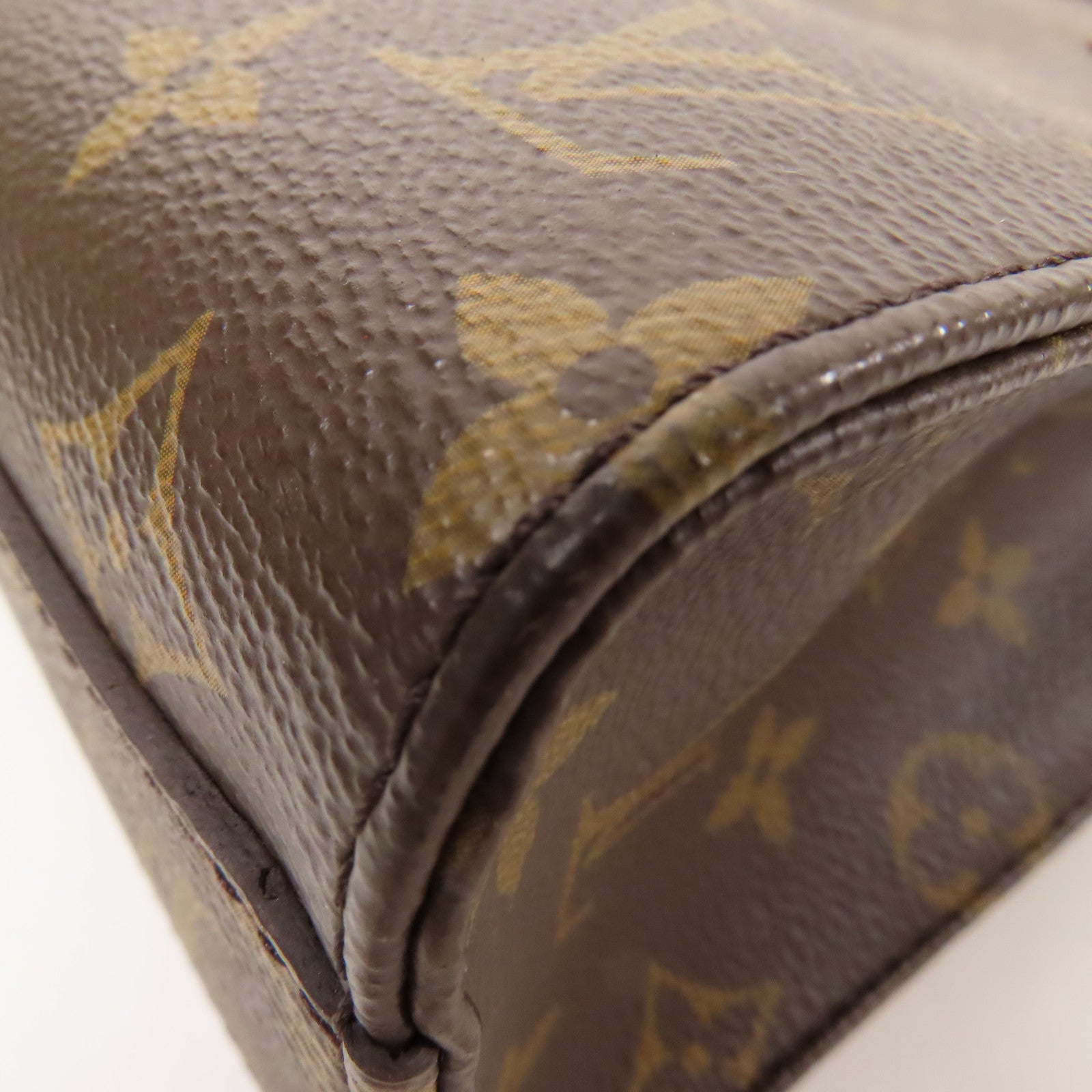 LOUIS VUITTON LV GHW Sac Plat BB 2 Way Shoulder Handbag M45847 Monogram Brown