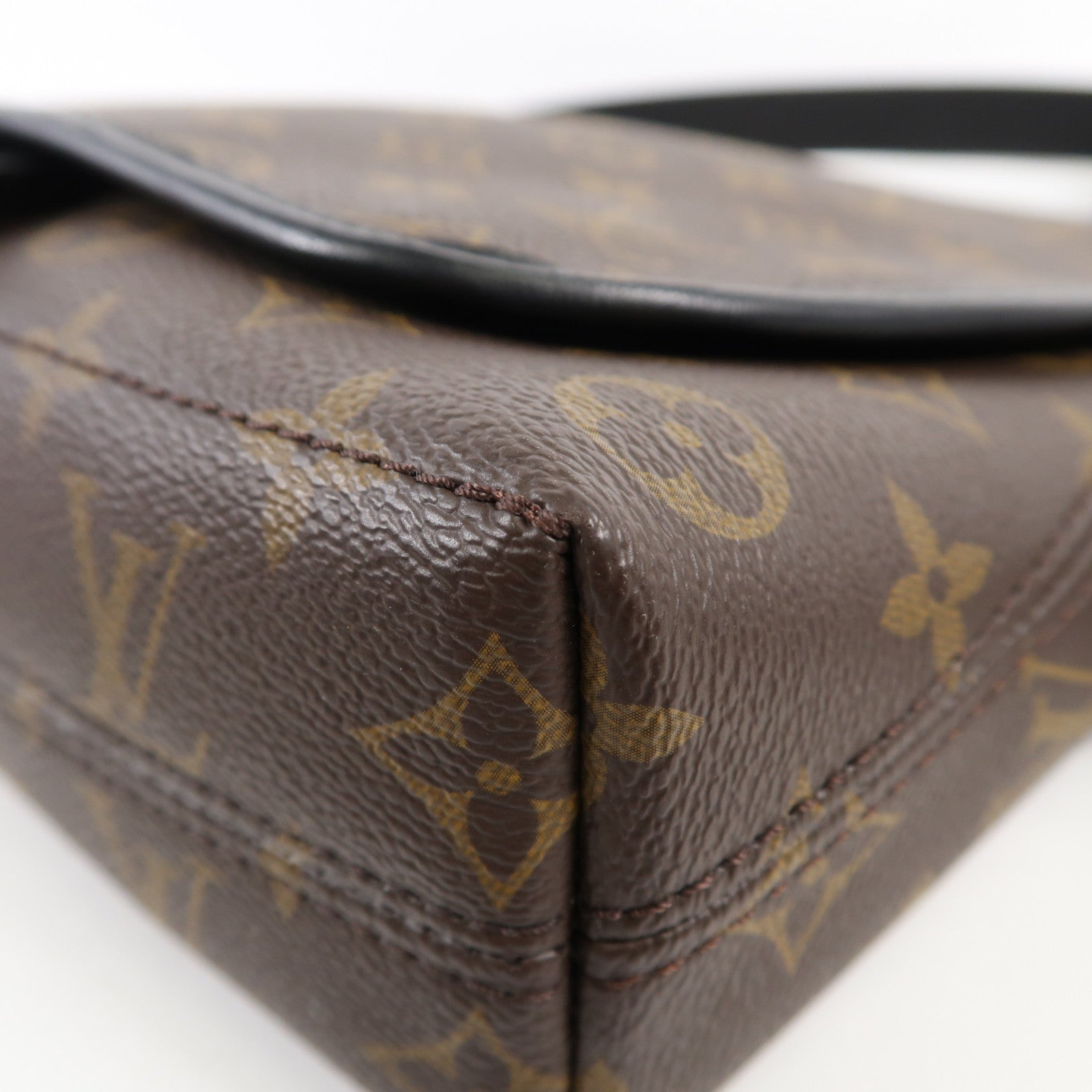 LOUIS VUITTON Monogram Magnetic Messenger Bag肩背袋棕色