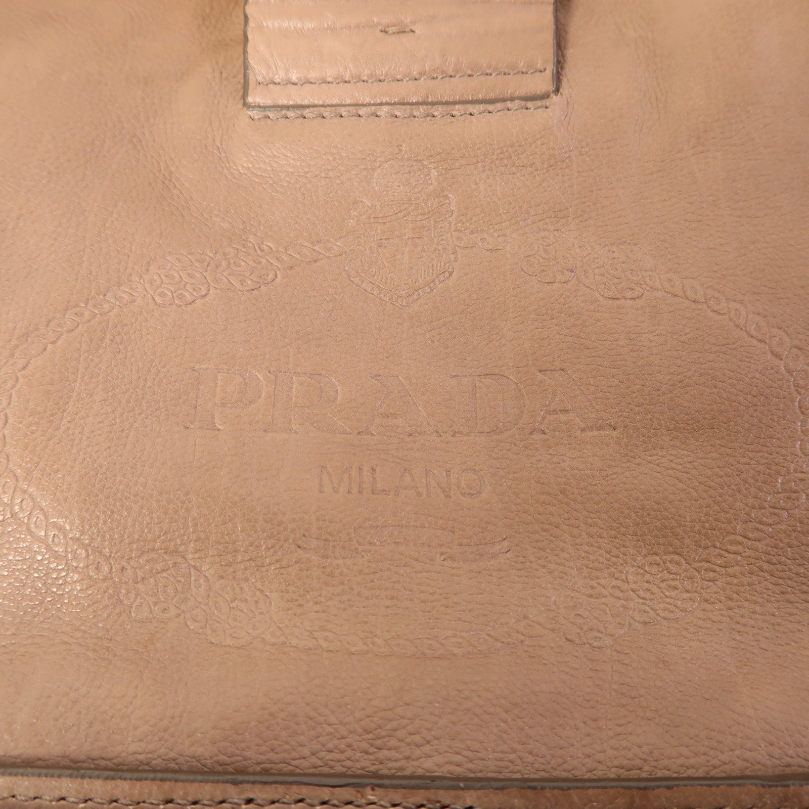 PRADA 【激減優惠】牛皮皮革Shoulder Bag金扣肩背袋