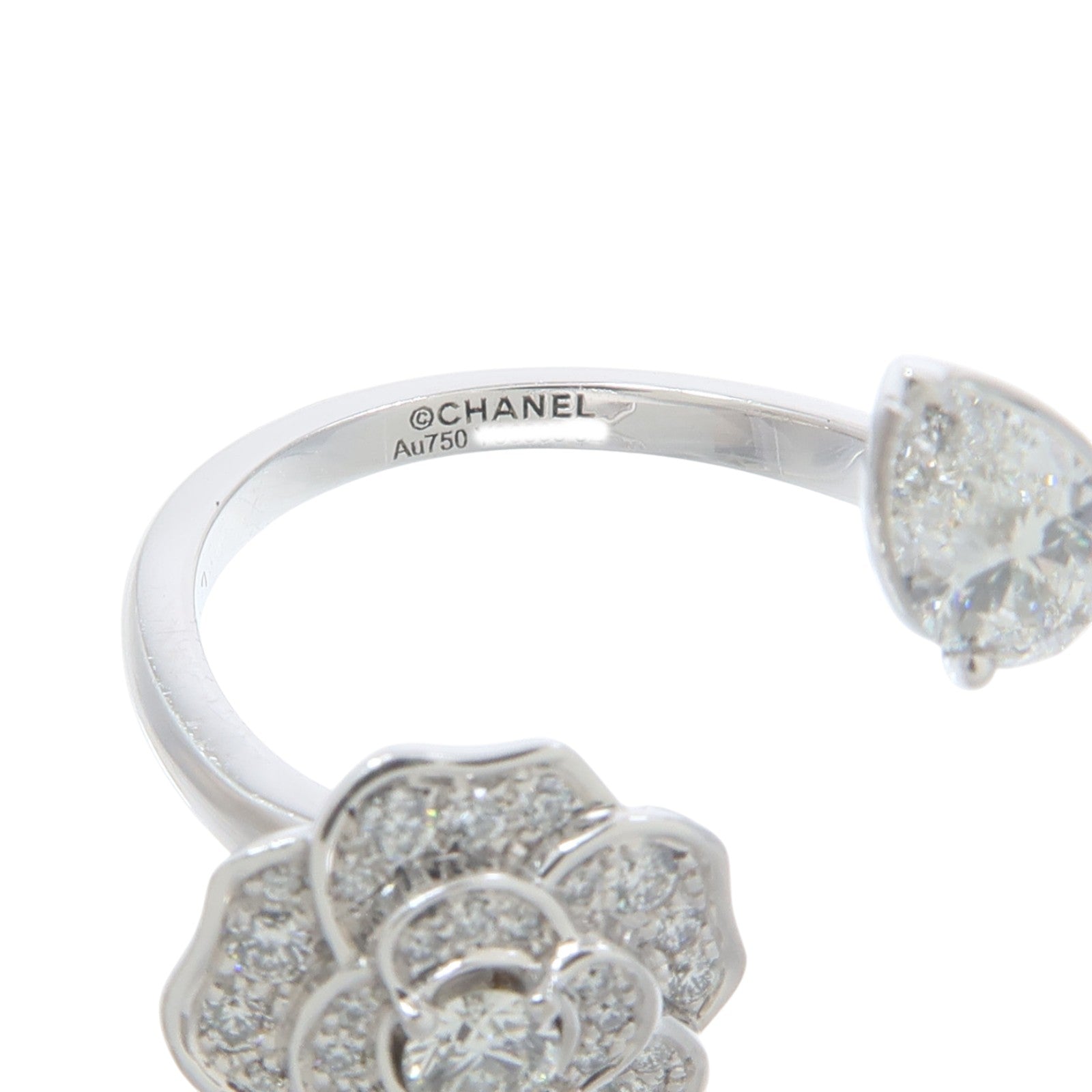 CHANEL 18K白金Cameila Precieui鑽石戒指
