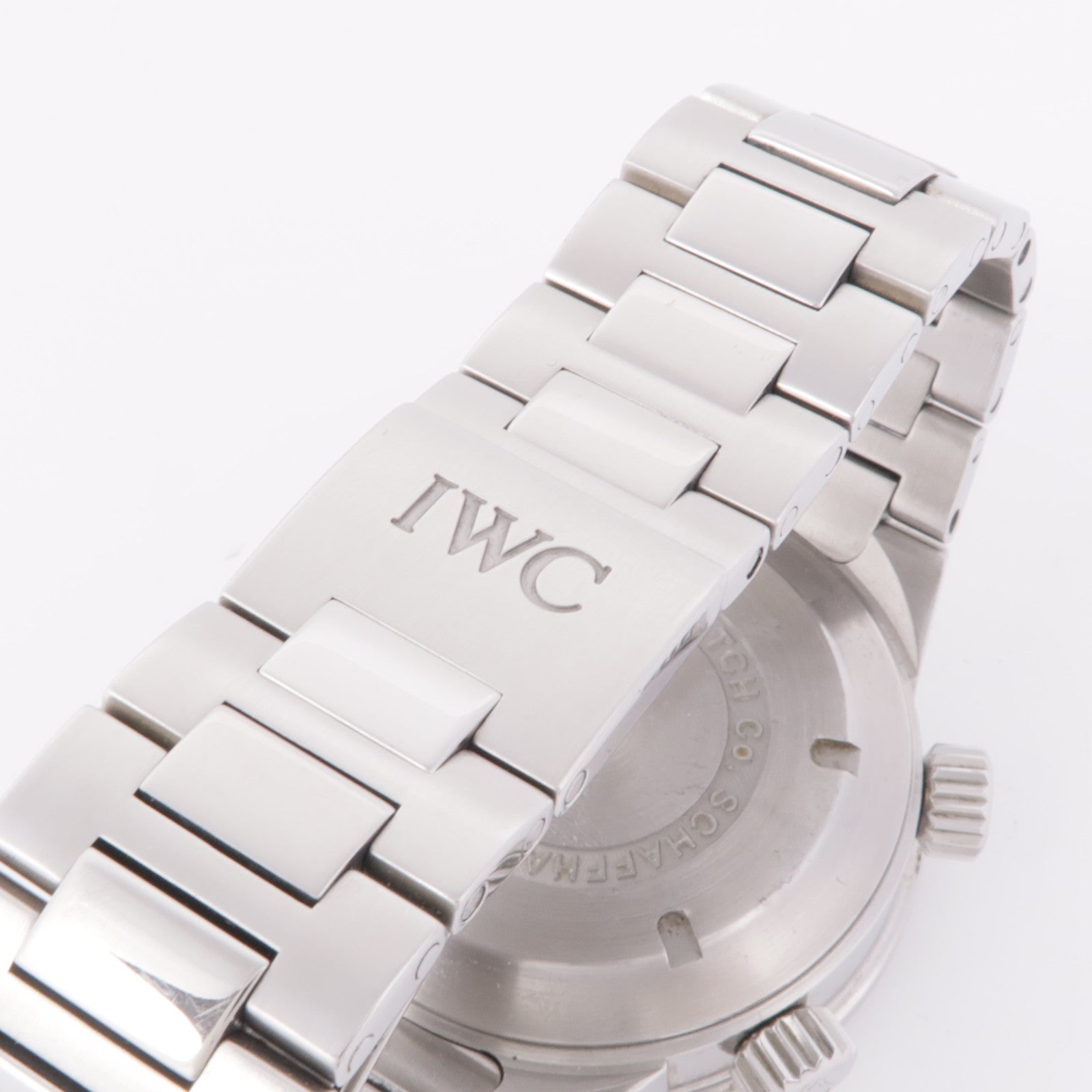 IWC GST Alarm IW353702 Automatic Watch Stainless Steel White