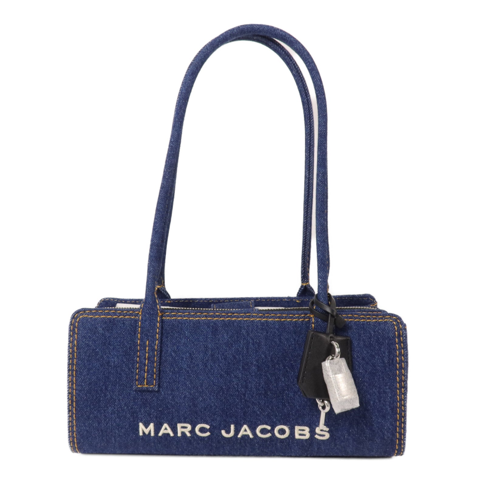 MARC JACOBS 牛仔布Logo Shoulder Bag肩背袋