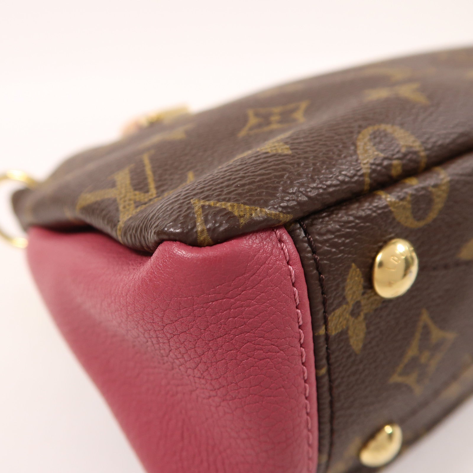 LOUIS VUITTON Monogram Pallas BB金扣手挽肩背兩用袋