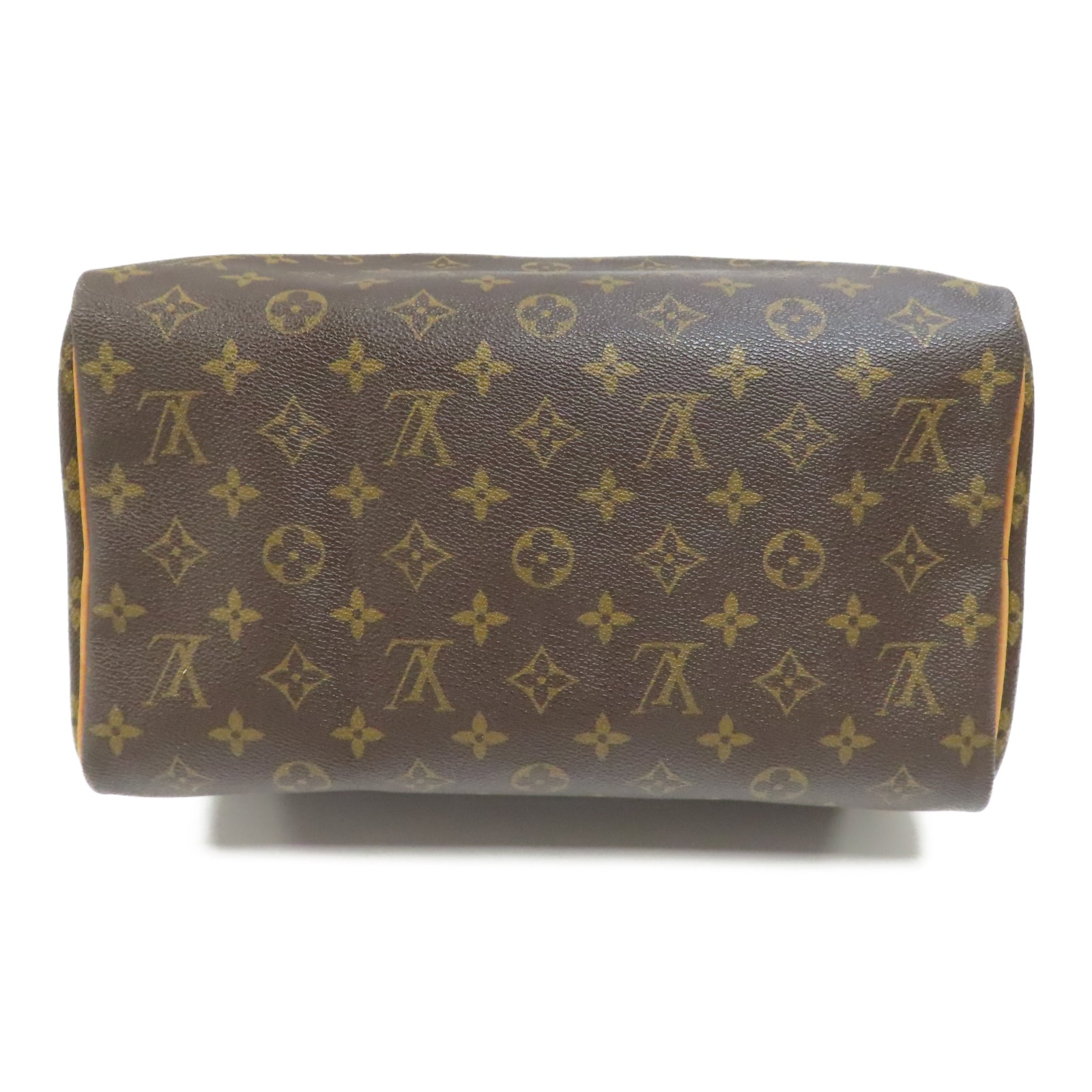 LOUIS VUITTON Monogram Speedy 30金扣手挽袋啡色