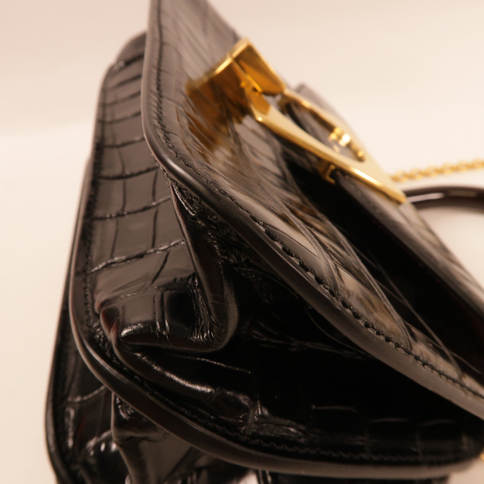 MULBERRY 皮革2Way Shoulder金扣手挽肩背兩用袋