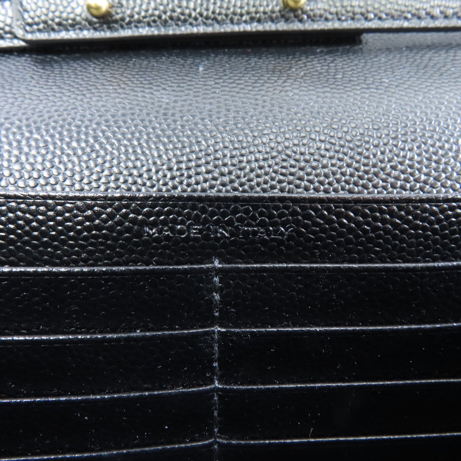 SAINT LAURENT 牛皮皮革 Cassandro金扣鏈帶肩背袋黑色