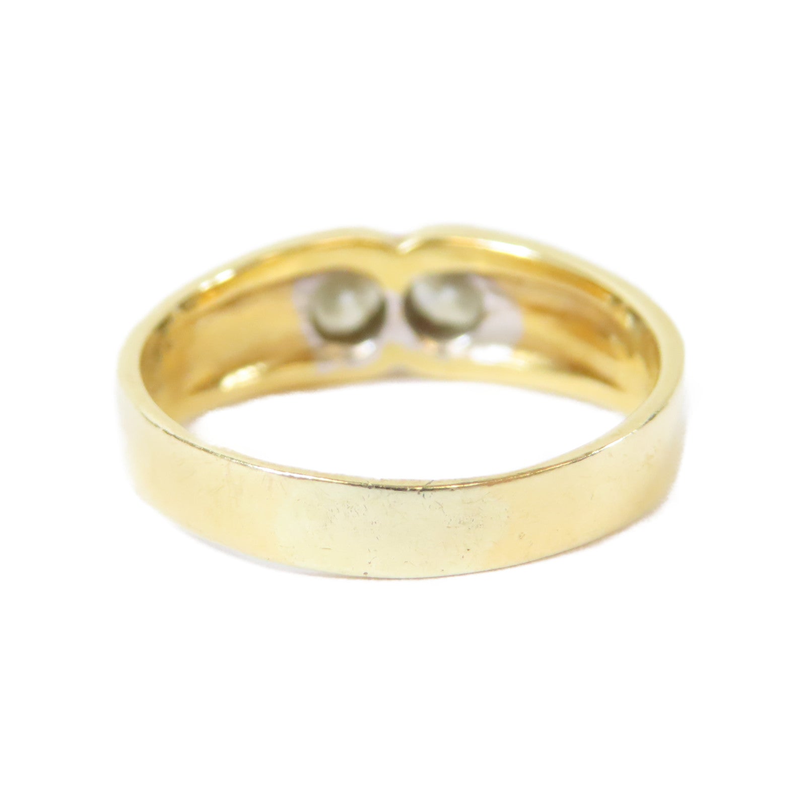 JEWELRY 【激減優惠】18K黃金Diamond Ring4.3g鑽石戒指US#6.75