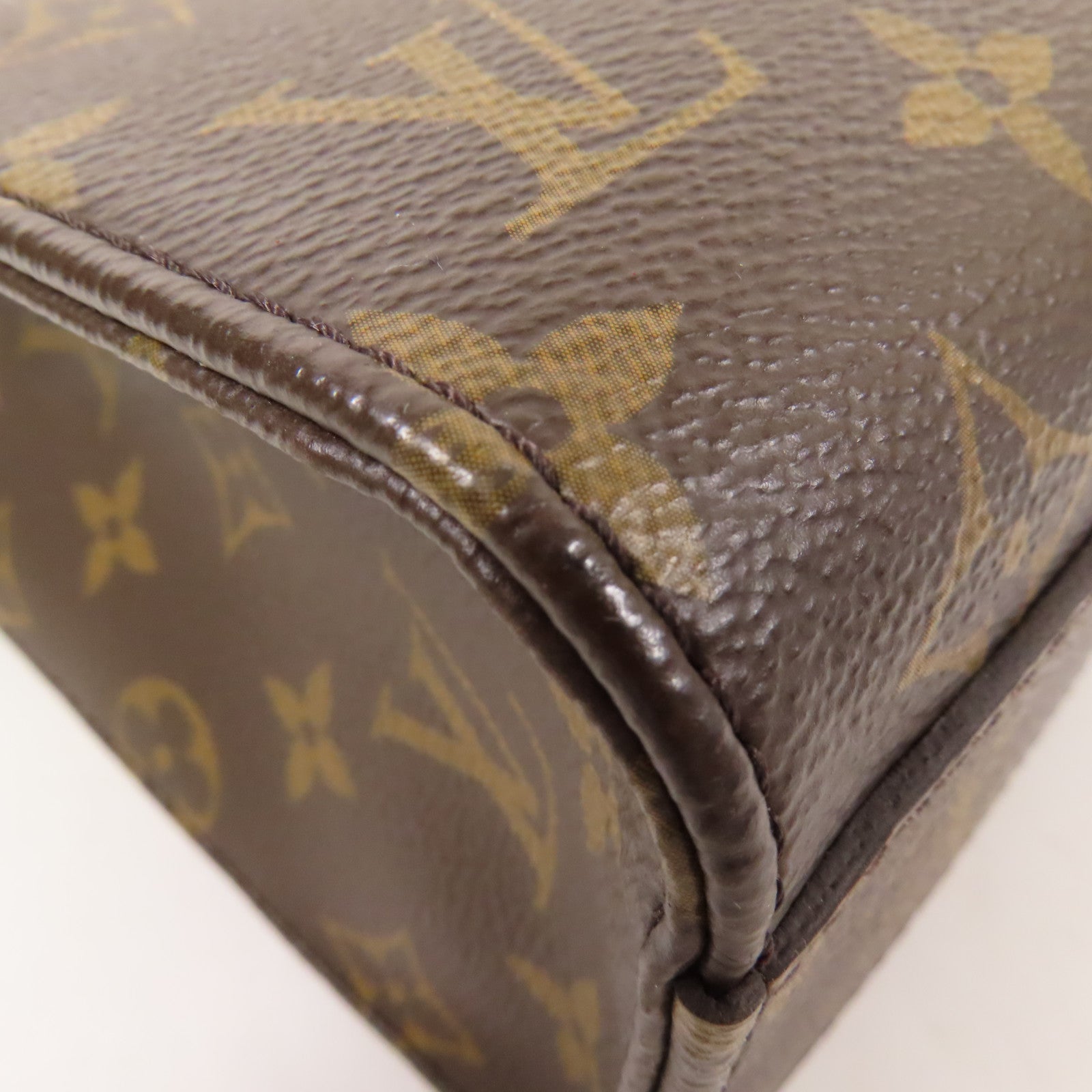 LOUIS VUITTON LV GHW Sac Plat BB 2 Way Shoulder Handbag M45847 Monogram Brown