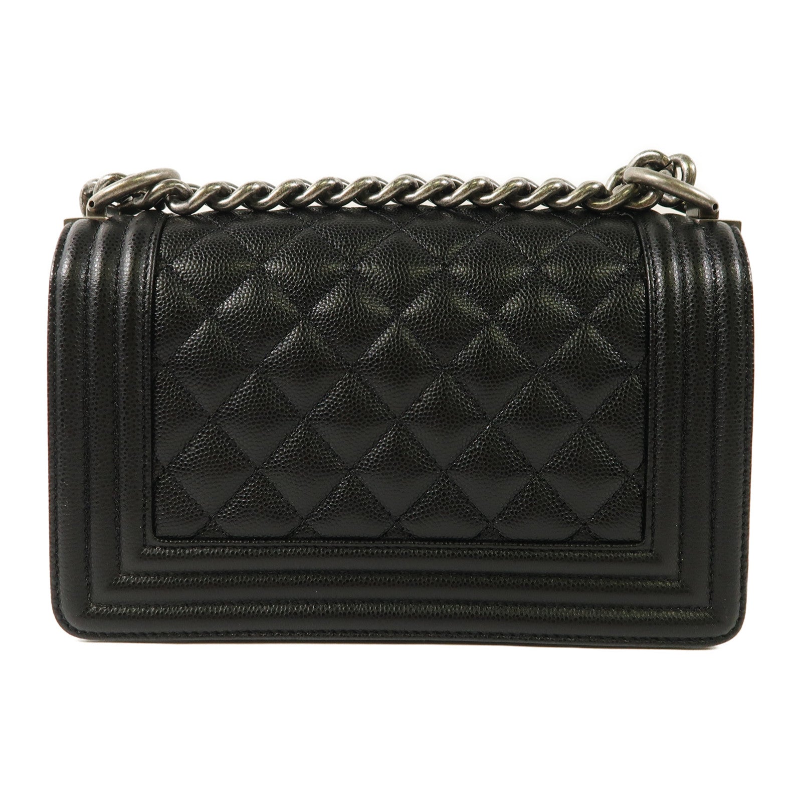 CHANEL 牛皮皮革Boy 20鏈帶肩背袋