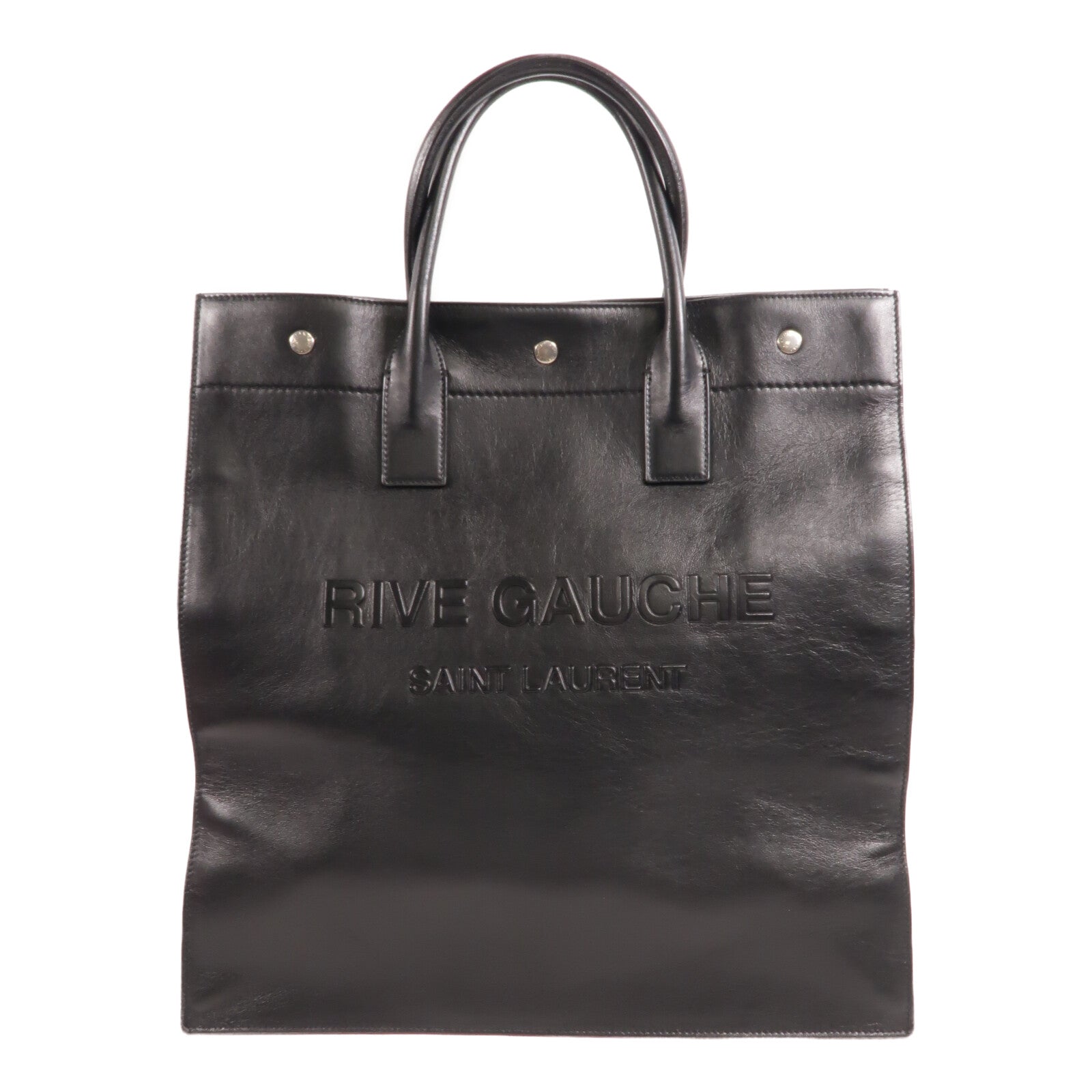 YVES SAINT LAURENT 牛皮皮革North South Rive Gauche Tote手挽袋