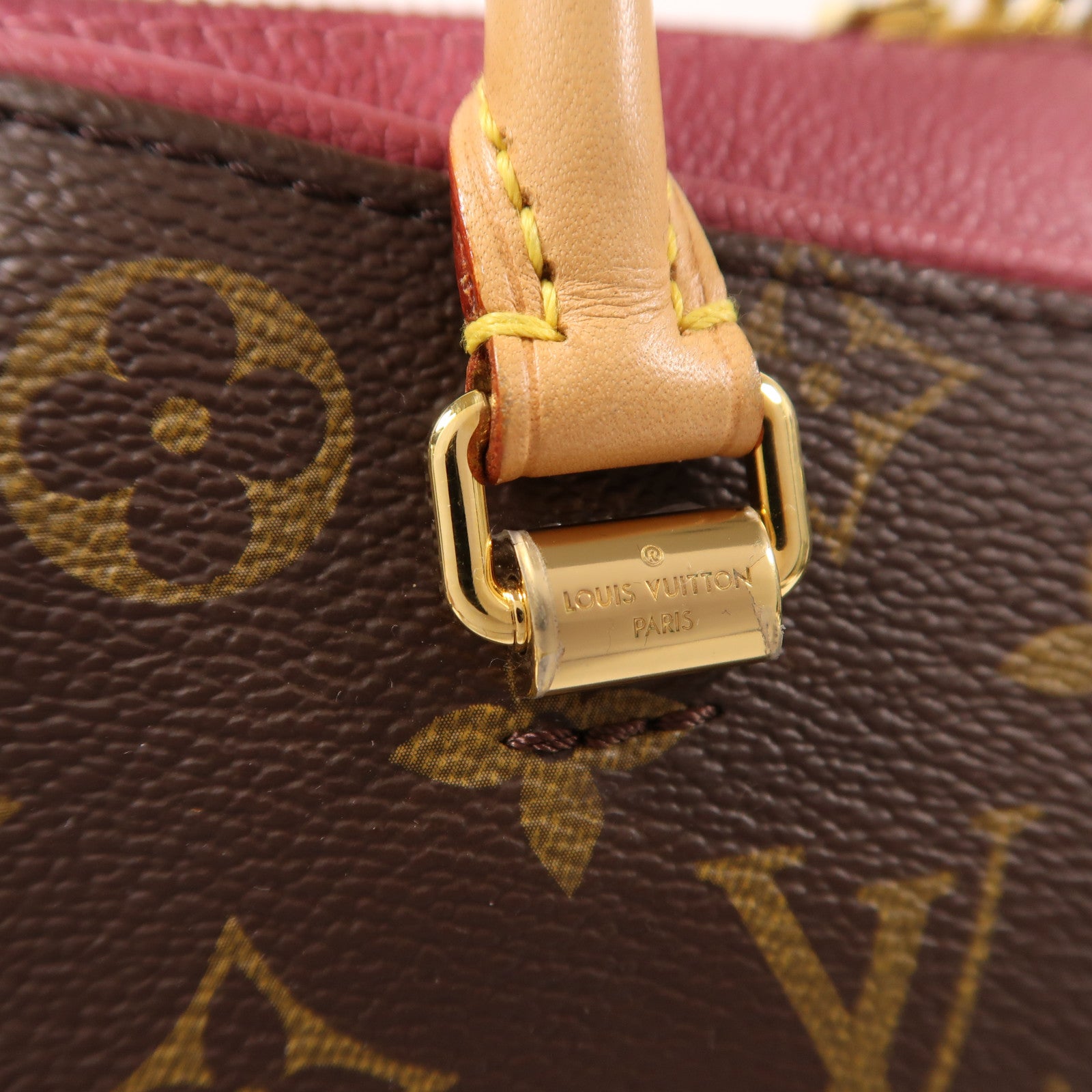 LOUIS VUITTON Monogram Pallas BB金扣手挽肩背兩用袋