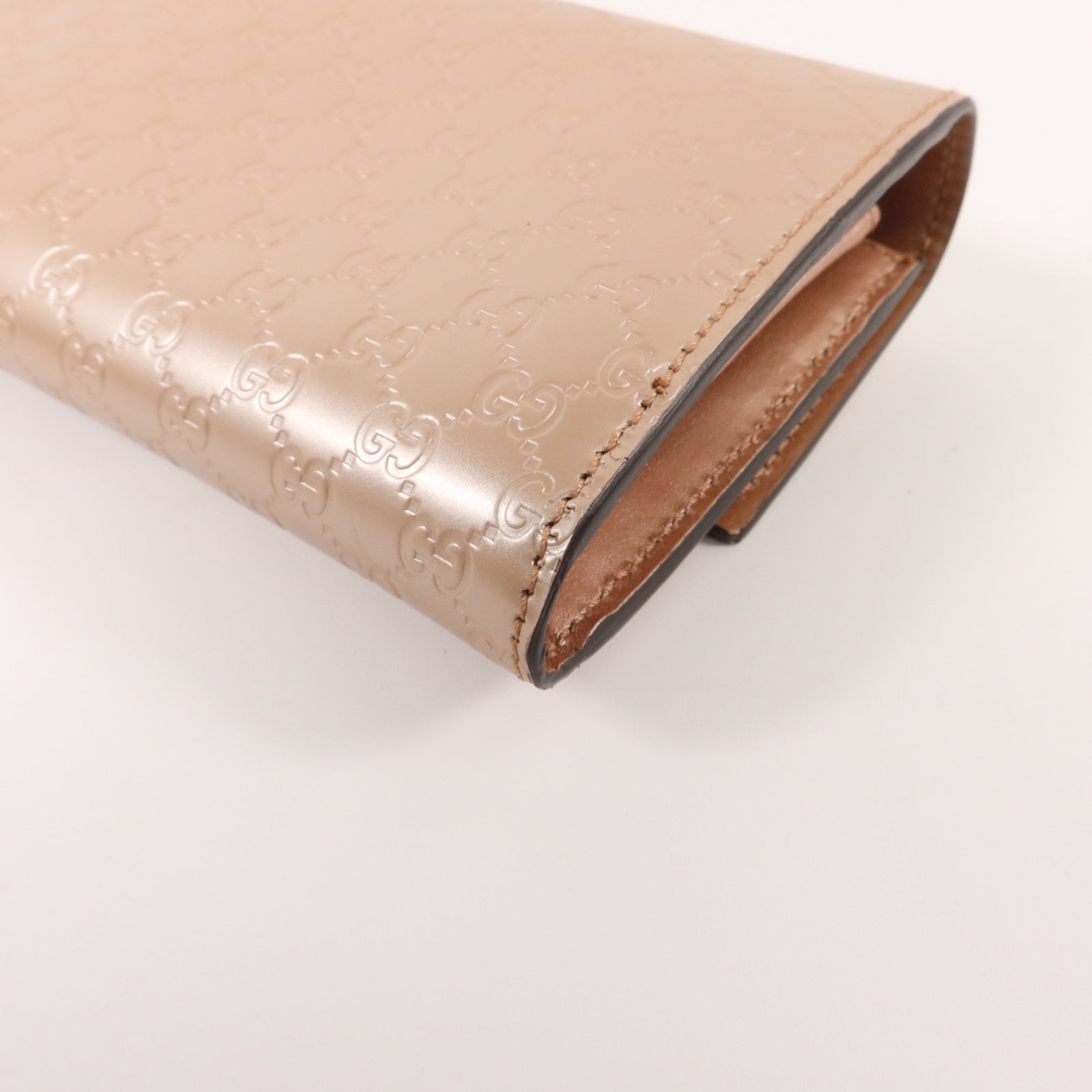 GUCCI 牛皮皮革Guccissima Long Wallet長錢包