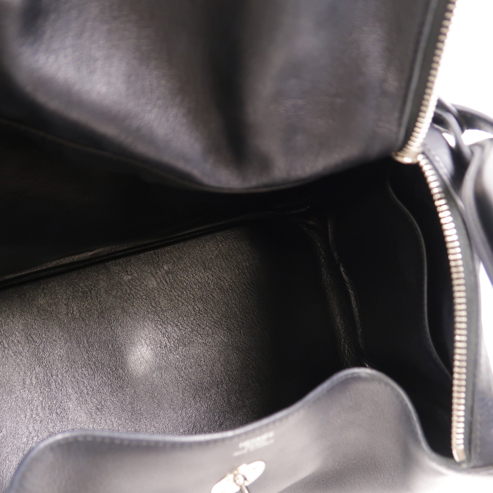 HERMES Volupto皮革Lindy 30手挽肩背兩用袋Noir