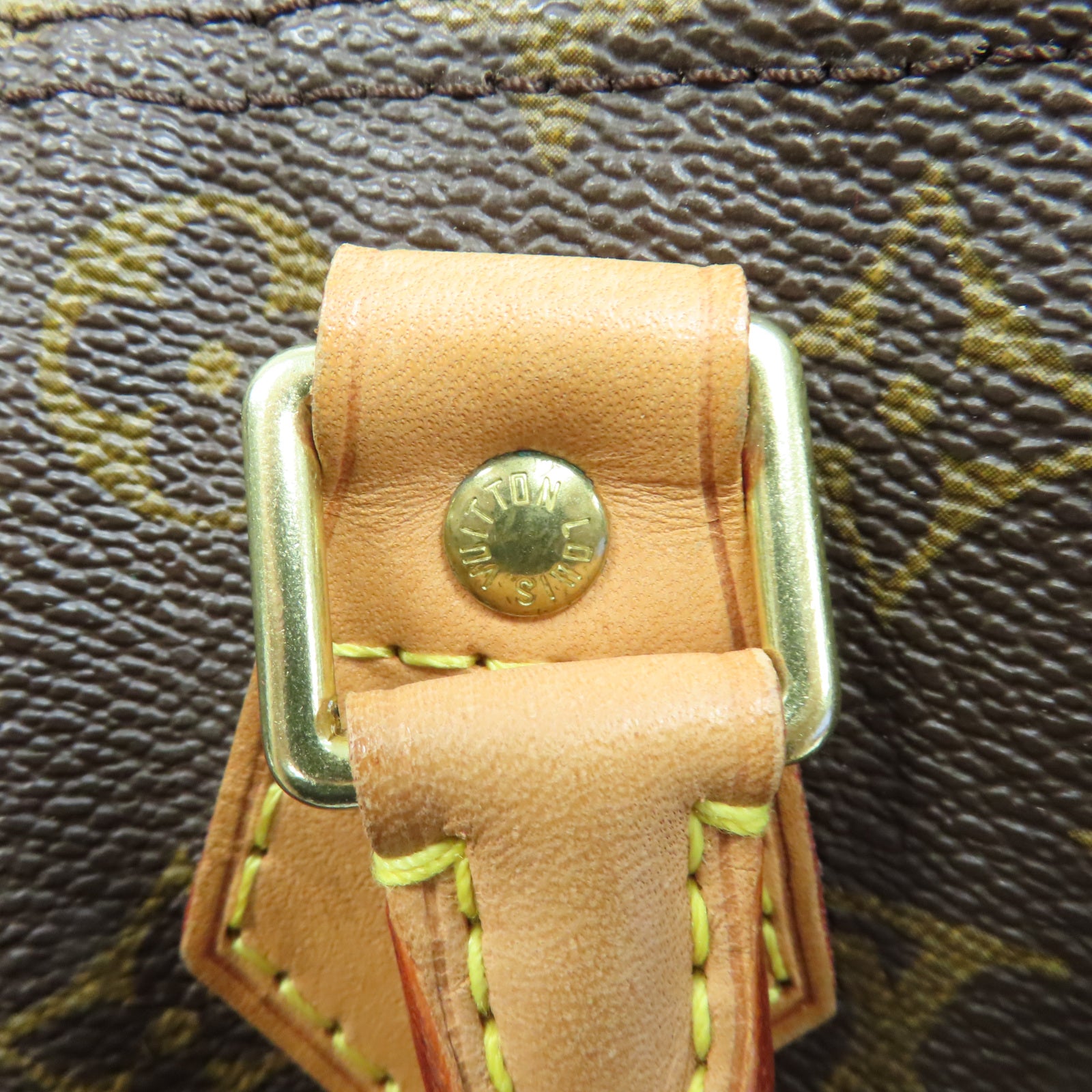 LOUIS VUITTON Monogram Speedy 30金扣手挽袋啡色