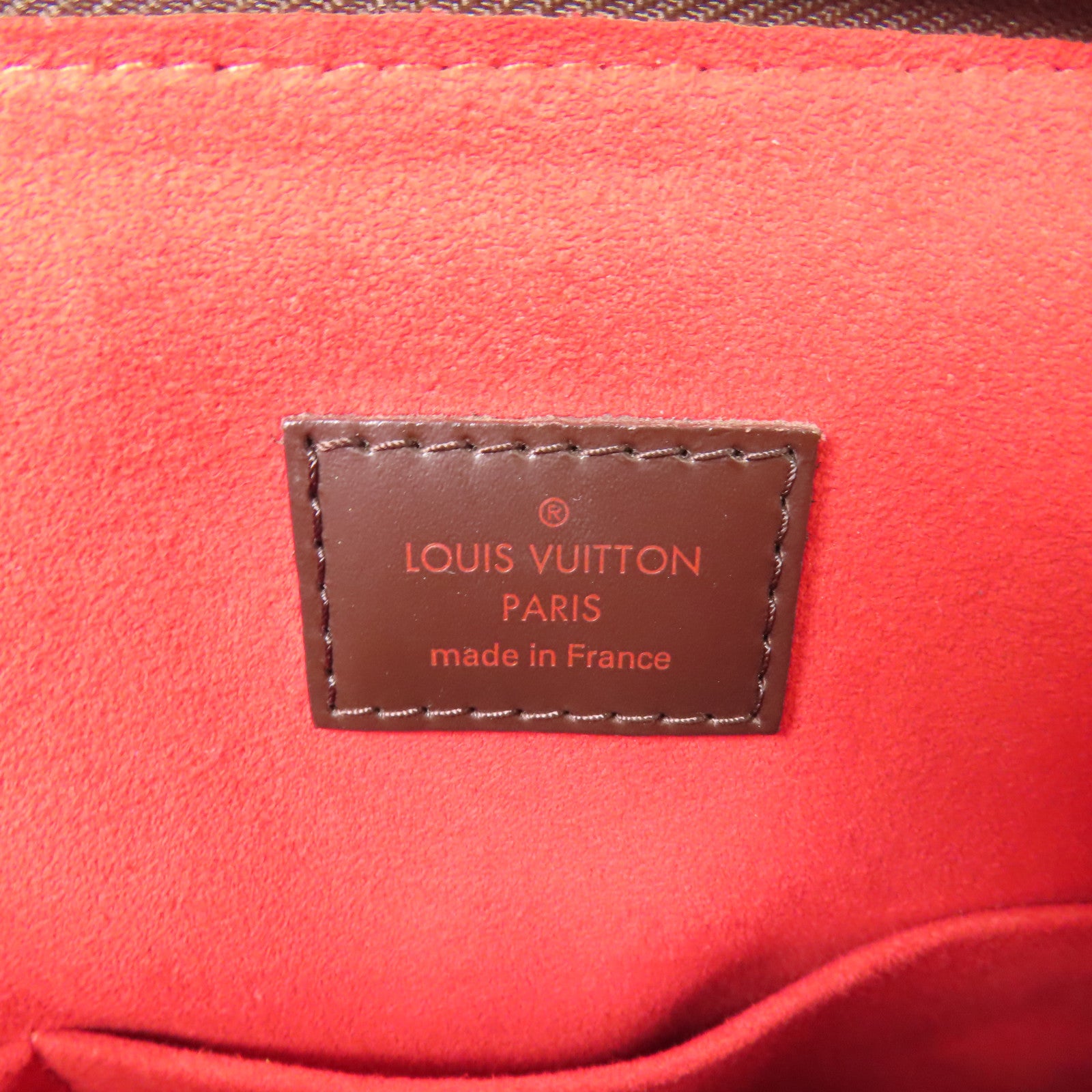 LOUIS VUITTON Damier Trevi PM金扣手挽肩背兩用袋