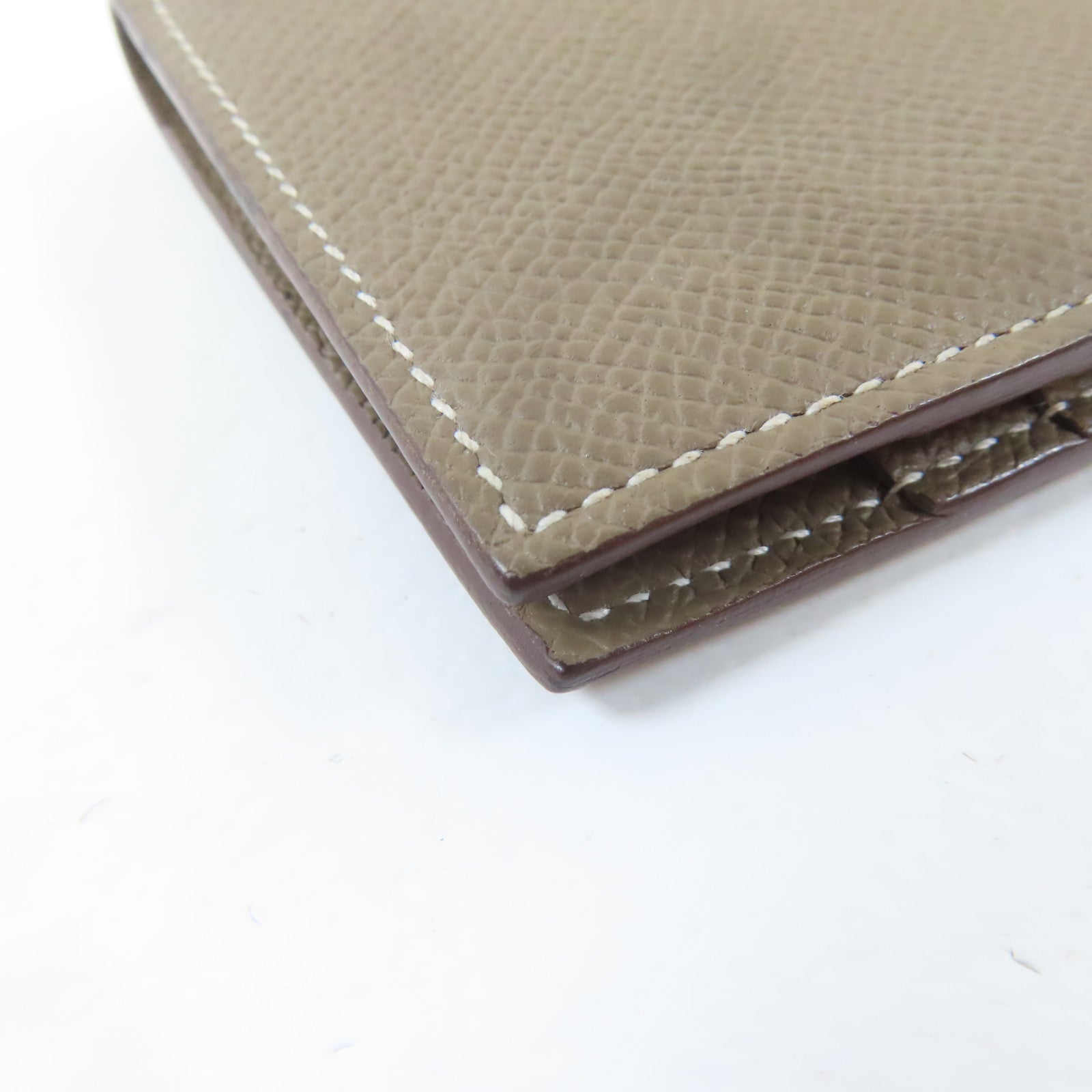 HERMES Epsom皮革MC2 Euclide Card Holder卡片套Etoupe/大象灰色