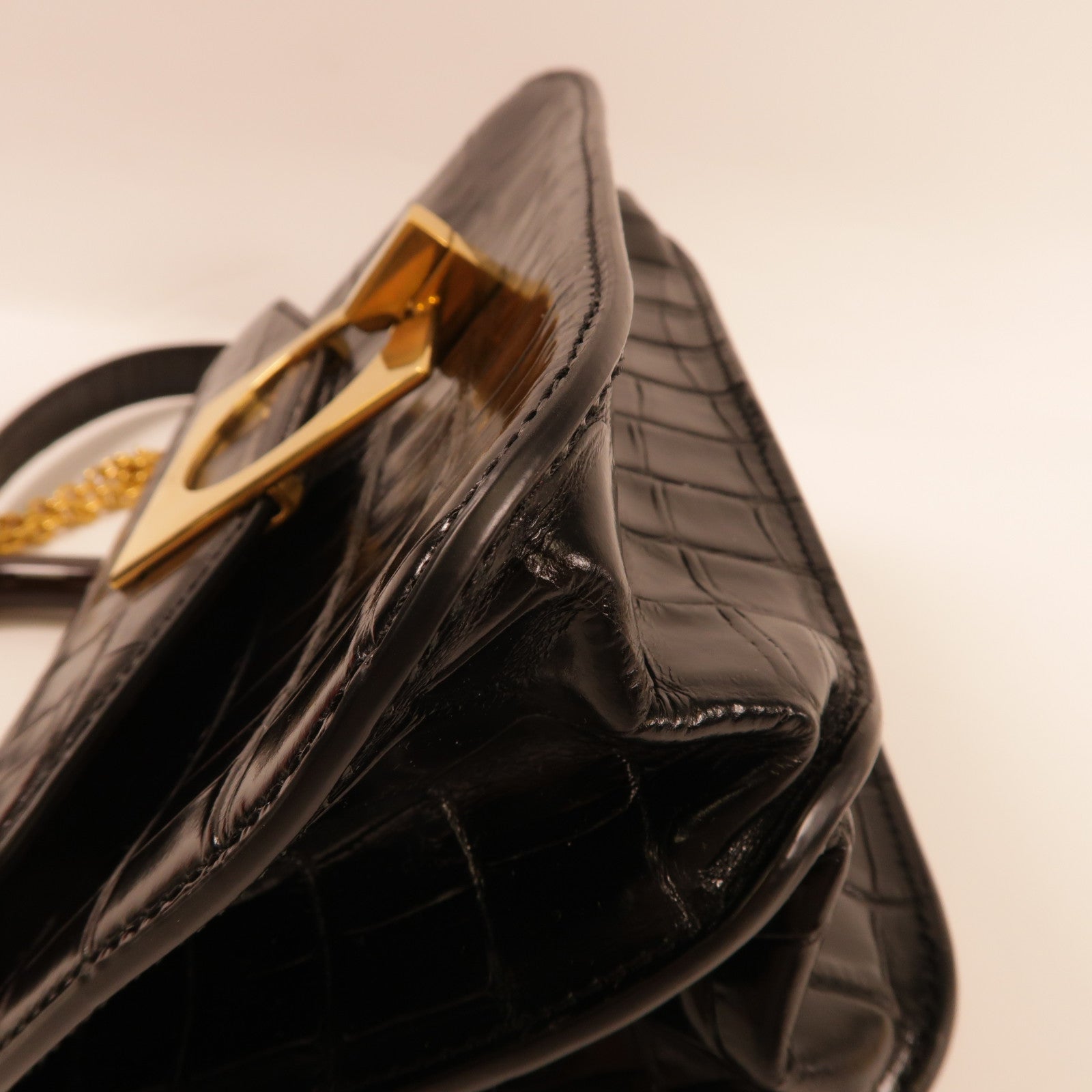 MULBERRY 【激減優惠】皮革2Way Shoulder金扣手挽肩背兩用袋