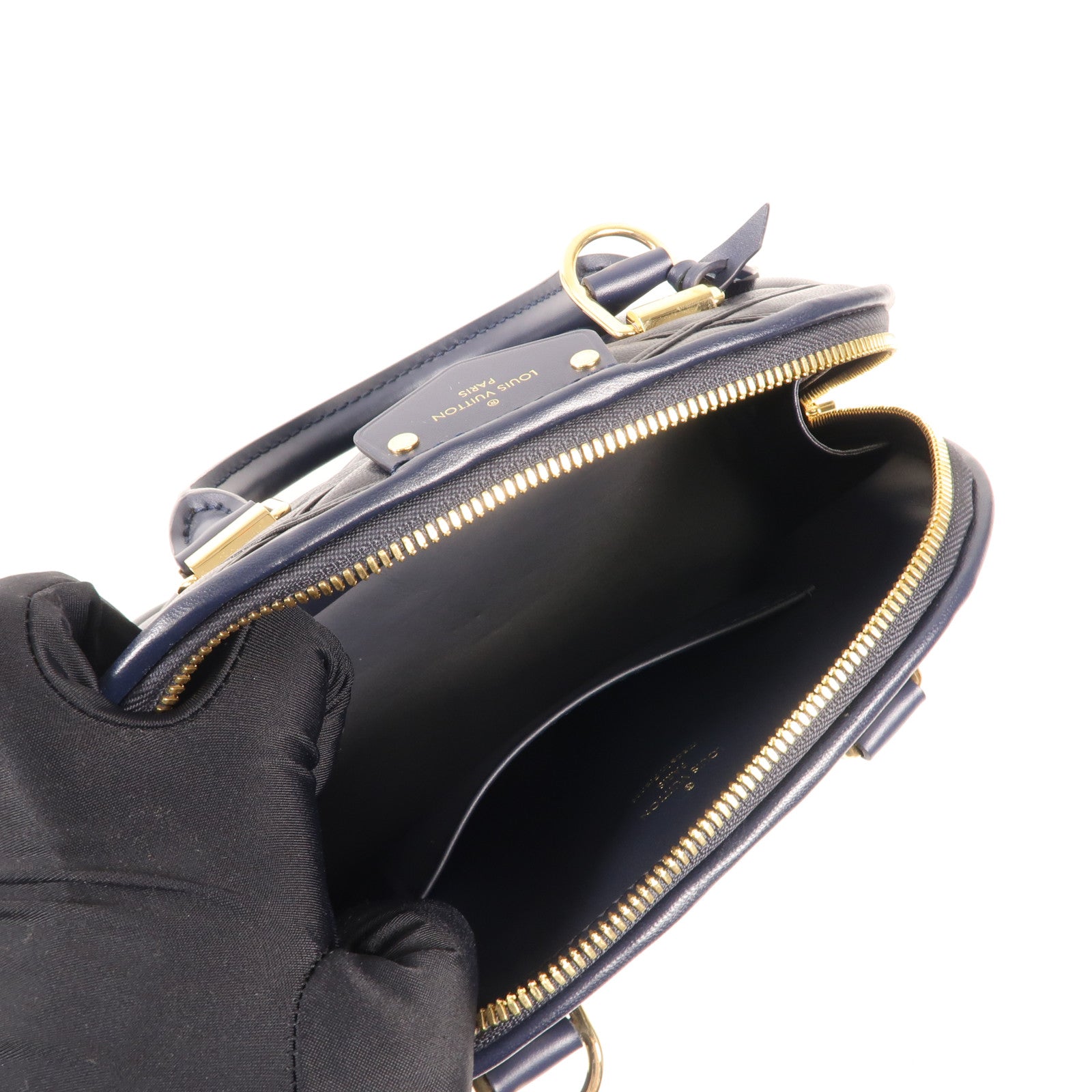 LOUIS VUITTON 【激減優惠】Malletage Alma BB金扣手挽肩背兩用袋