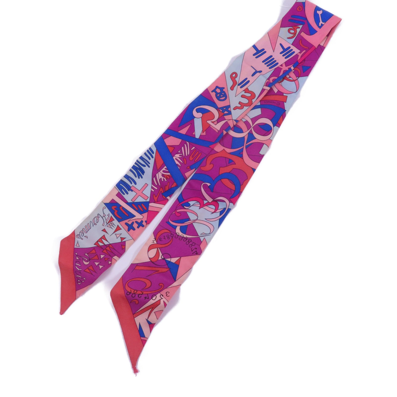 HERMES 絲質Twilly絲巾