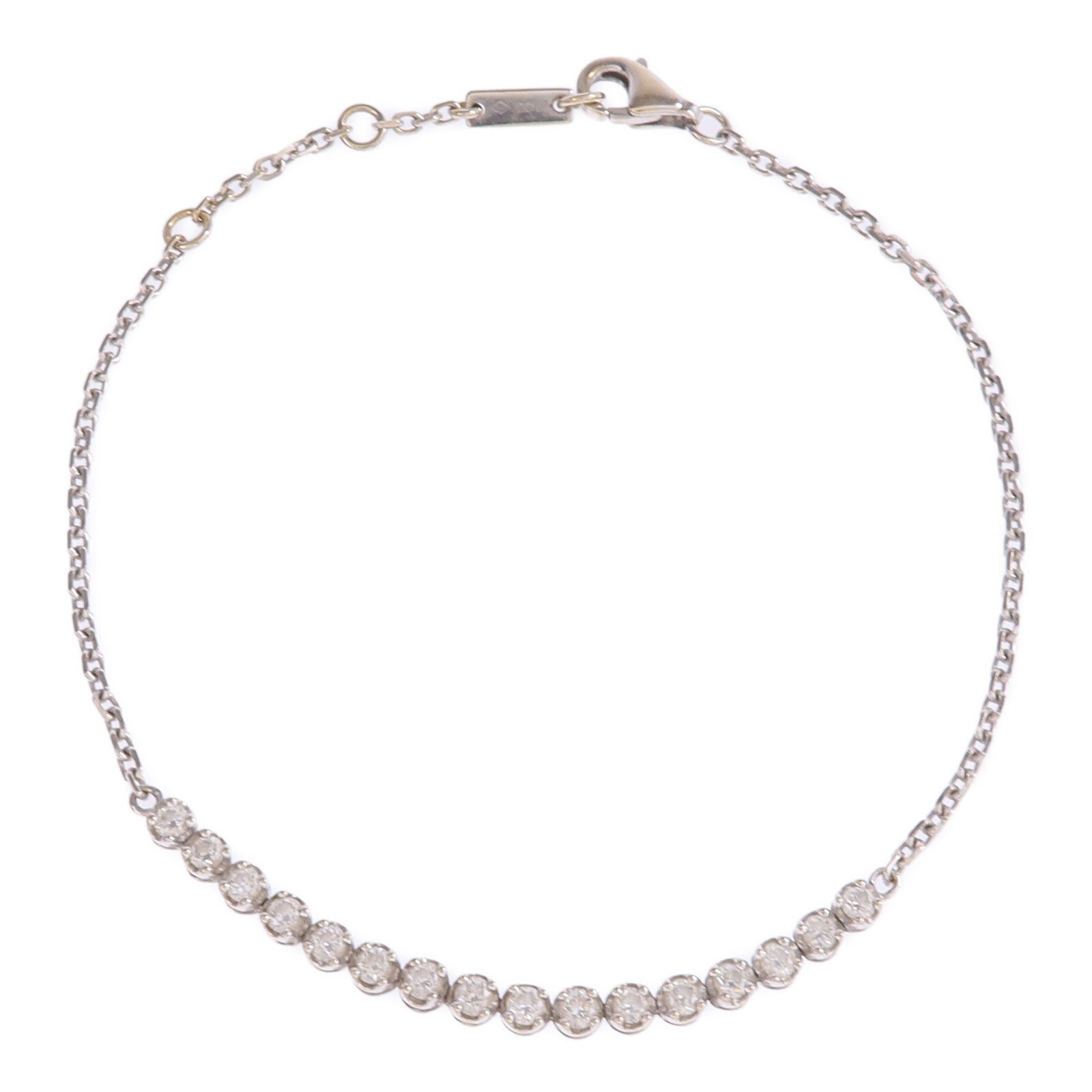 JEWELRY 18K白金Diamond Bracelet鑽石手鏈