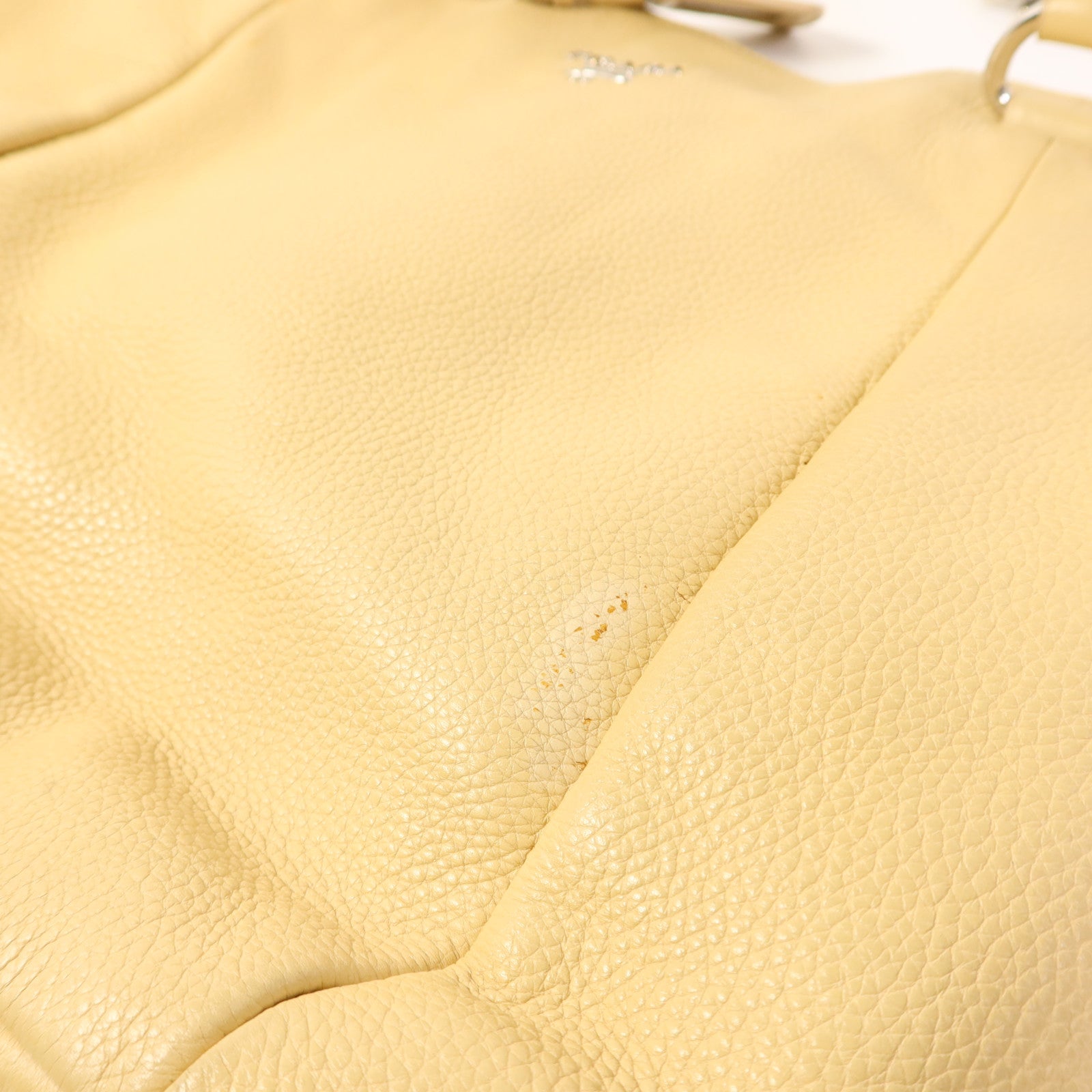 PRADA 牛皮皮革Vitello Daino 2 Way Shoulder Bag銀扣手挽肩背兩用袋