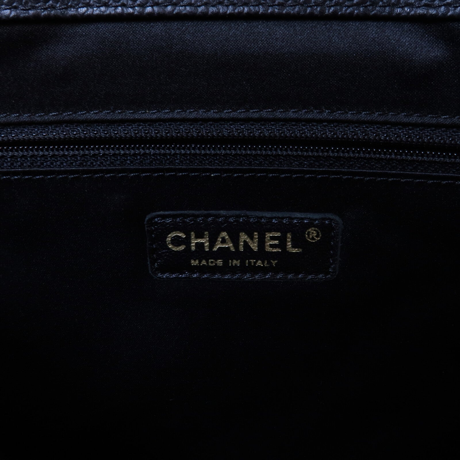CHANEL 牛皮皮革GST Grand Shopping Tote Bag鏈帶手挽袋