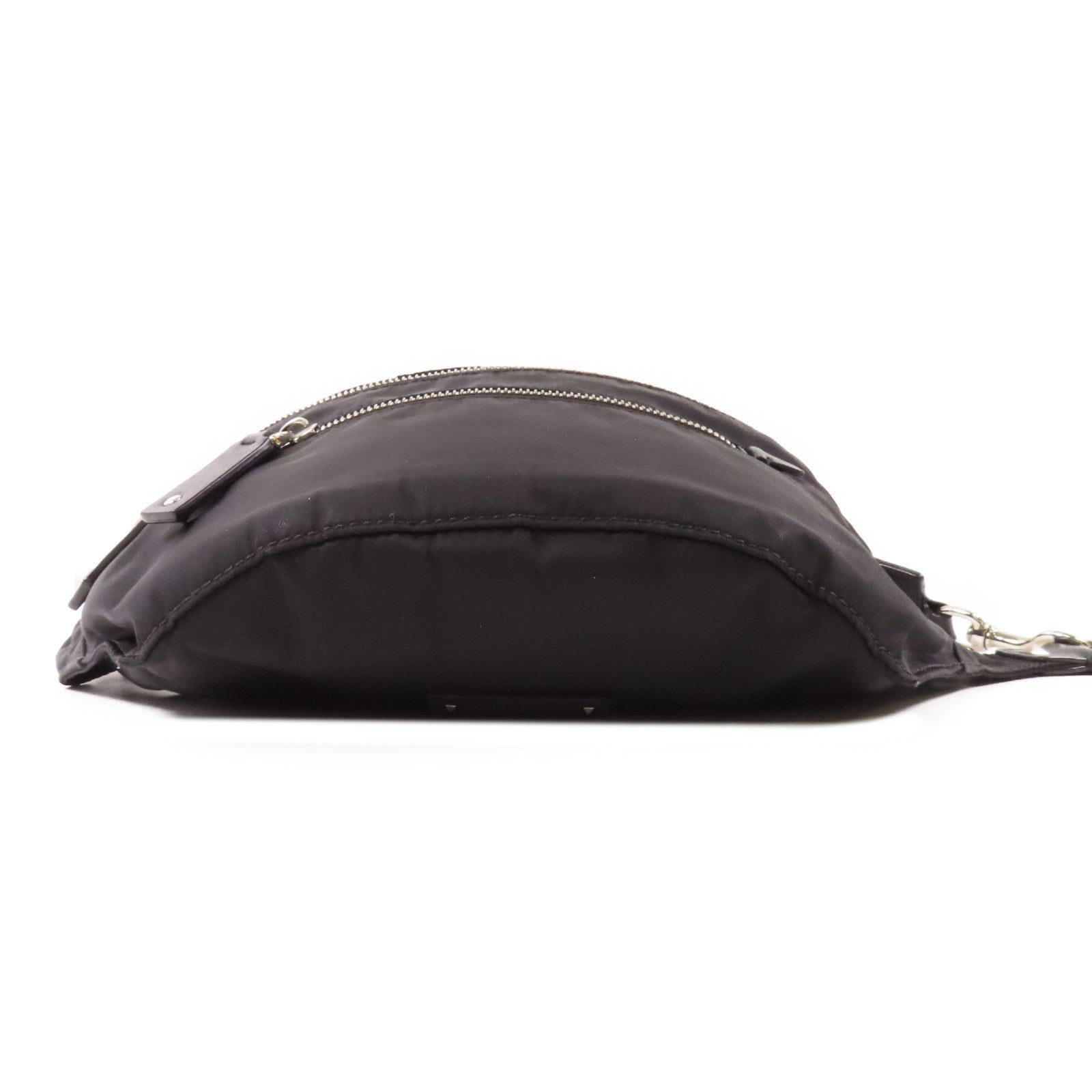 Valentino 尼龍Waist Bag銀扣腰包