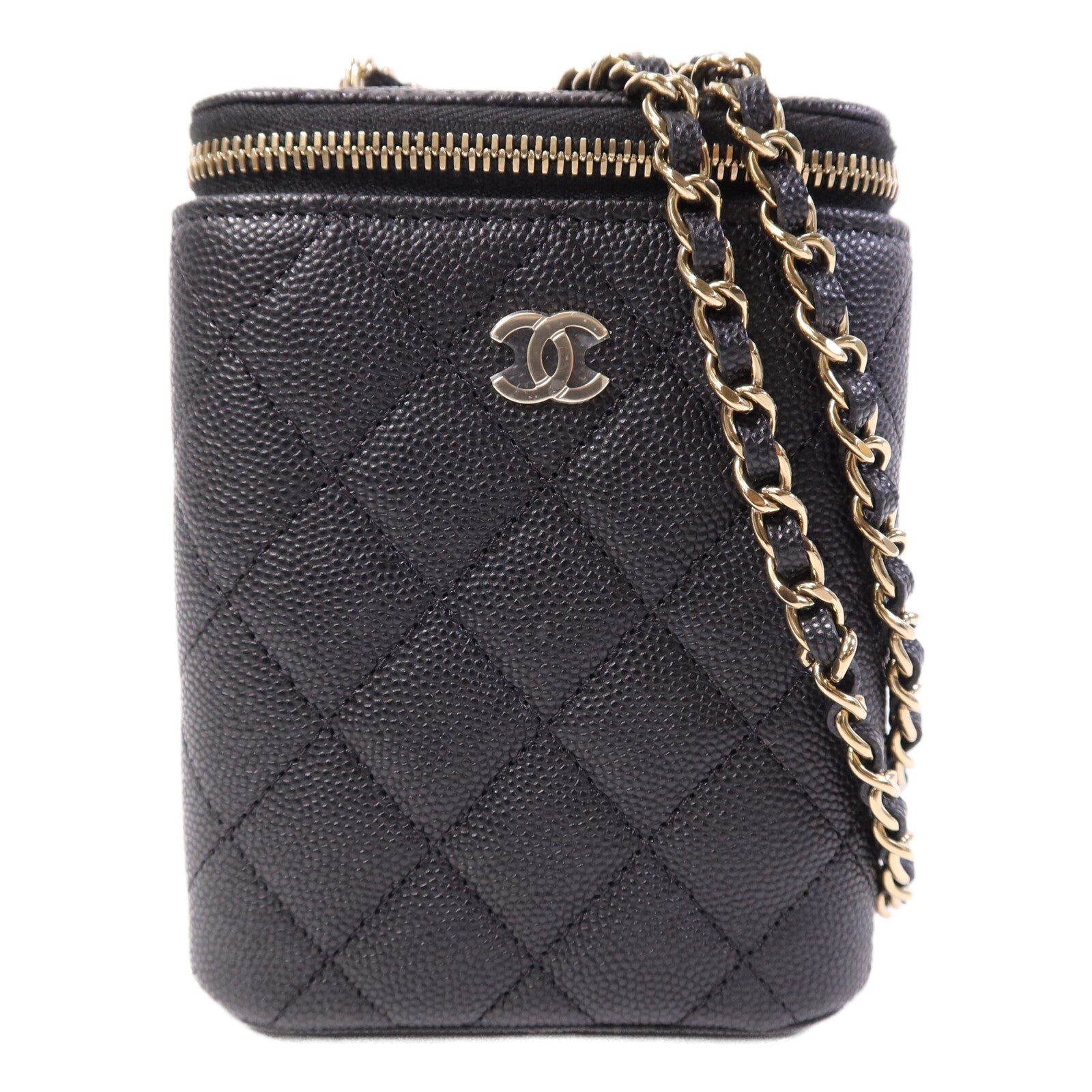 CHANEL 【激減優惠】牛皮皮革Chain Shoulder Bag金扣鏈帶肩背袋