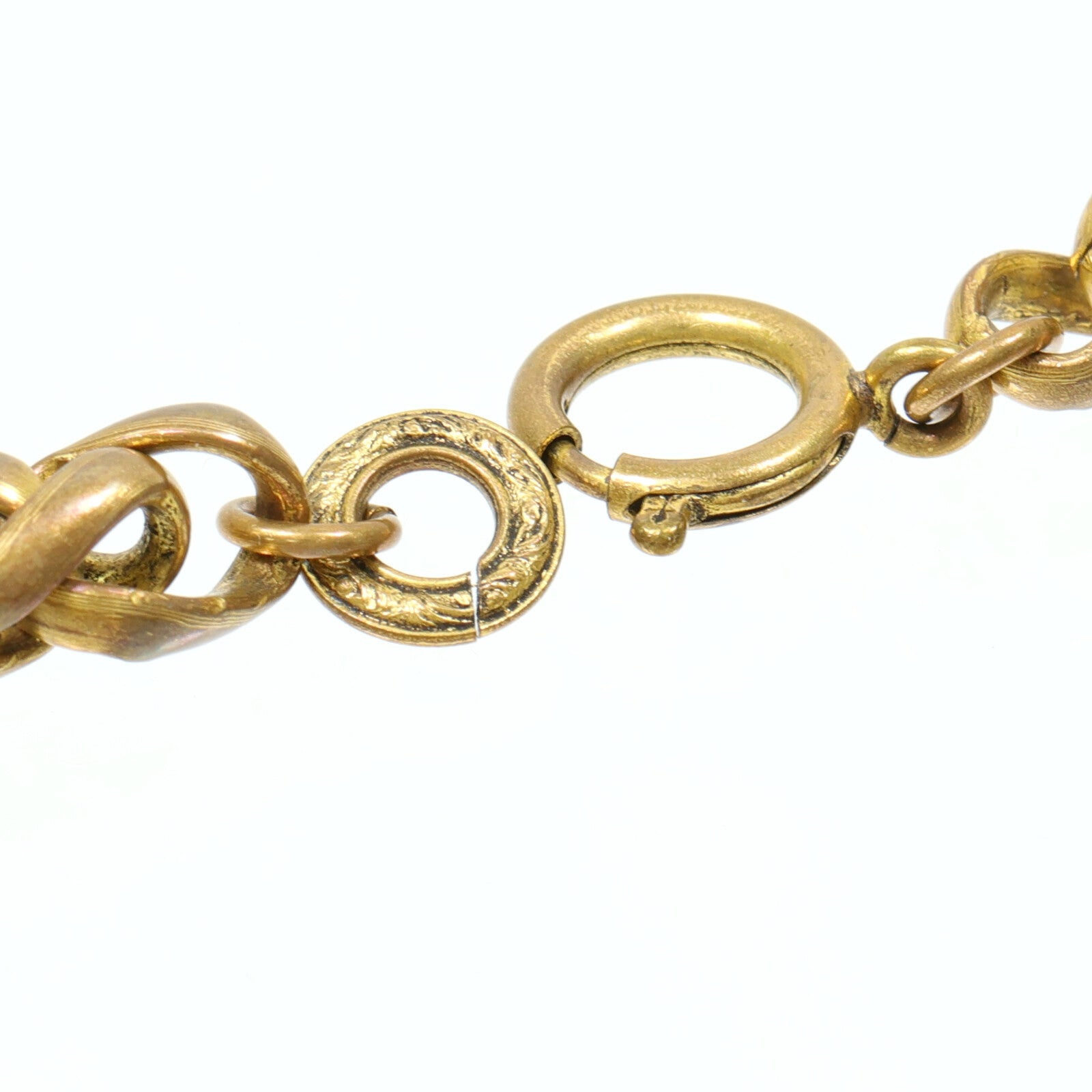 CHANEL 鍍金Vintage Crystal Necklace水晶項鏈