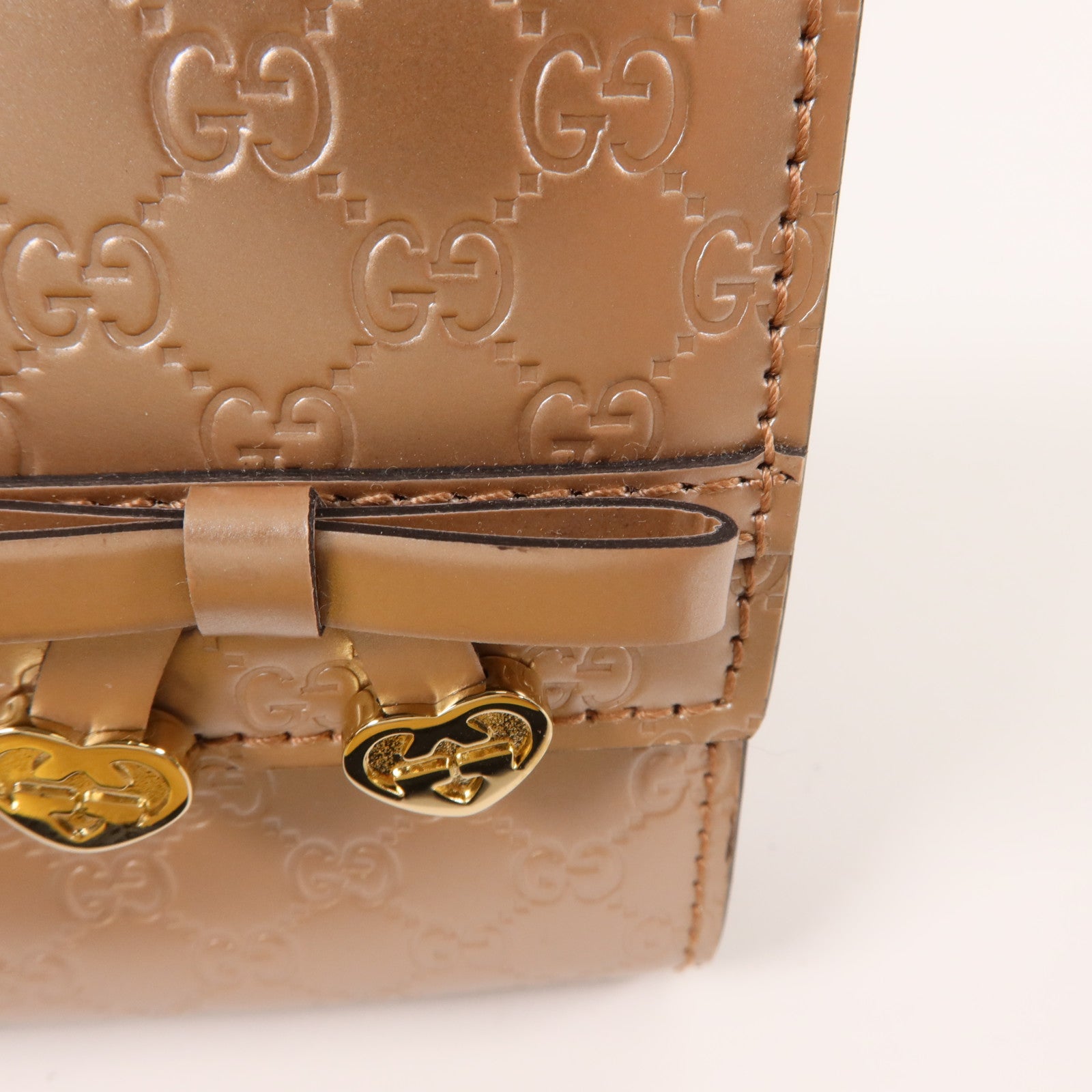 GUCCI 牛皮皮革Guccissima Long Wallet長錢包