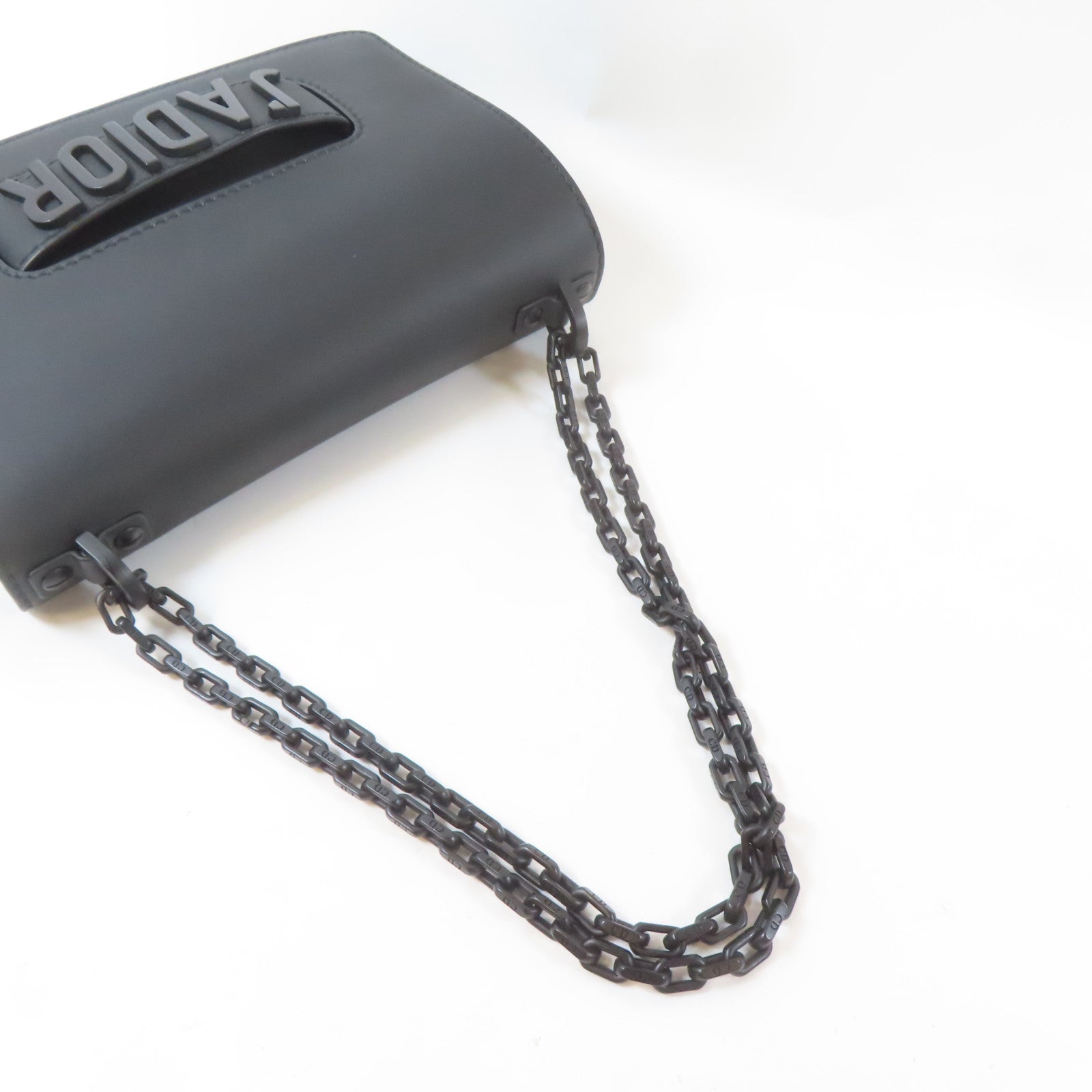 Dior 【激減優惠】牛皮皮革J'odior So Black鏈帶肩背袋黑色