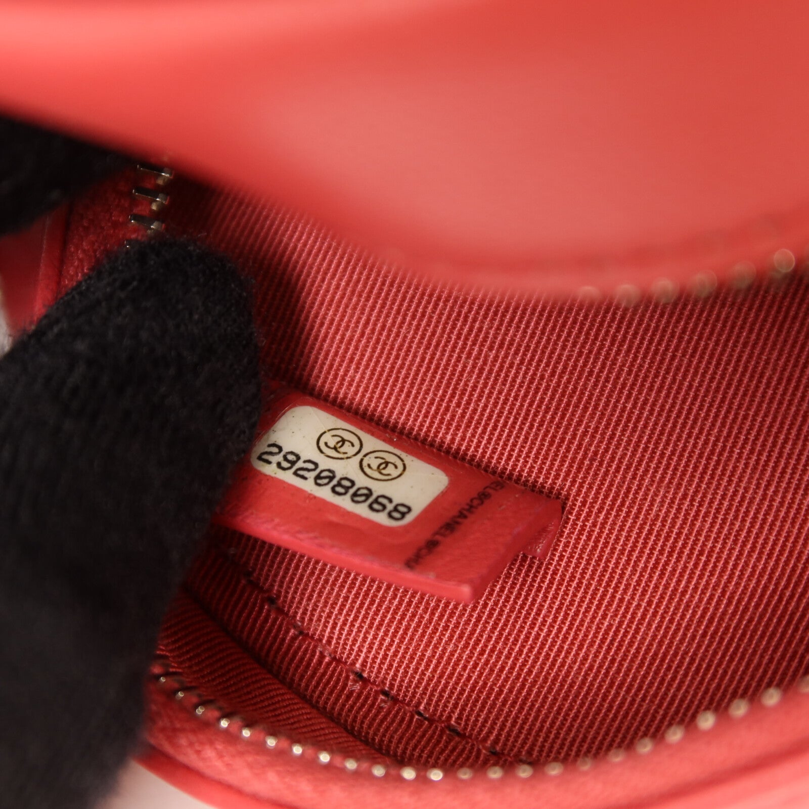CHANEL 羊皮皮革Round Chain Shoulder Bag銀扣鏈帶肩背袋