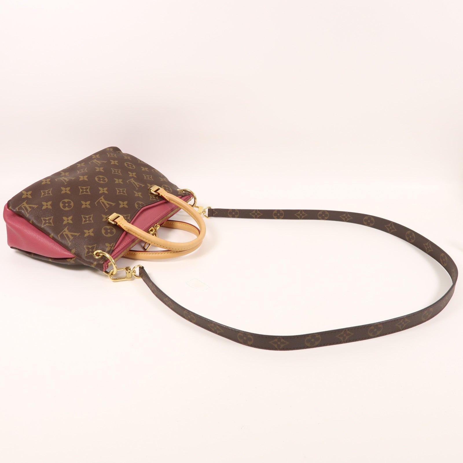 LOUIS VUITTON 【激減優惠】Monogram Pallas BB金扣手挽肩背兩用袋