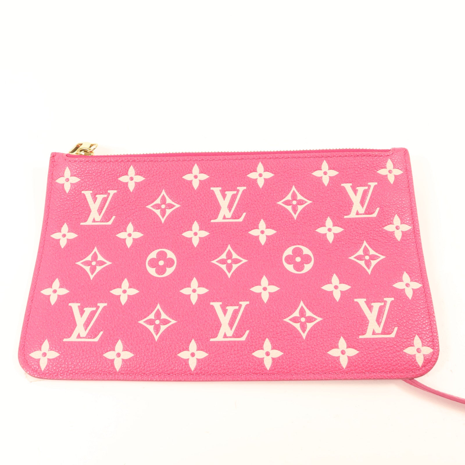LOUIS VUITTON Monogram Empreinte Neverfull MM金扣手挽袋