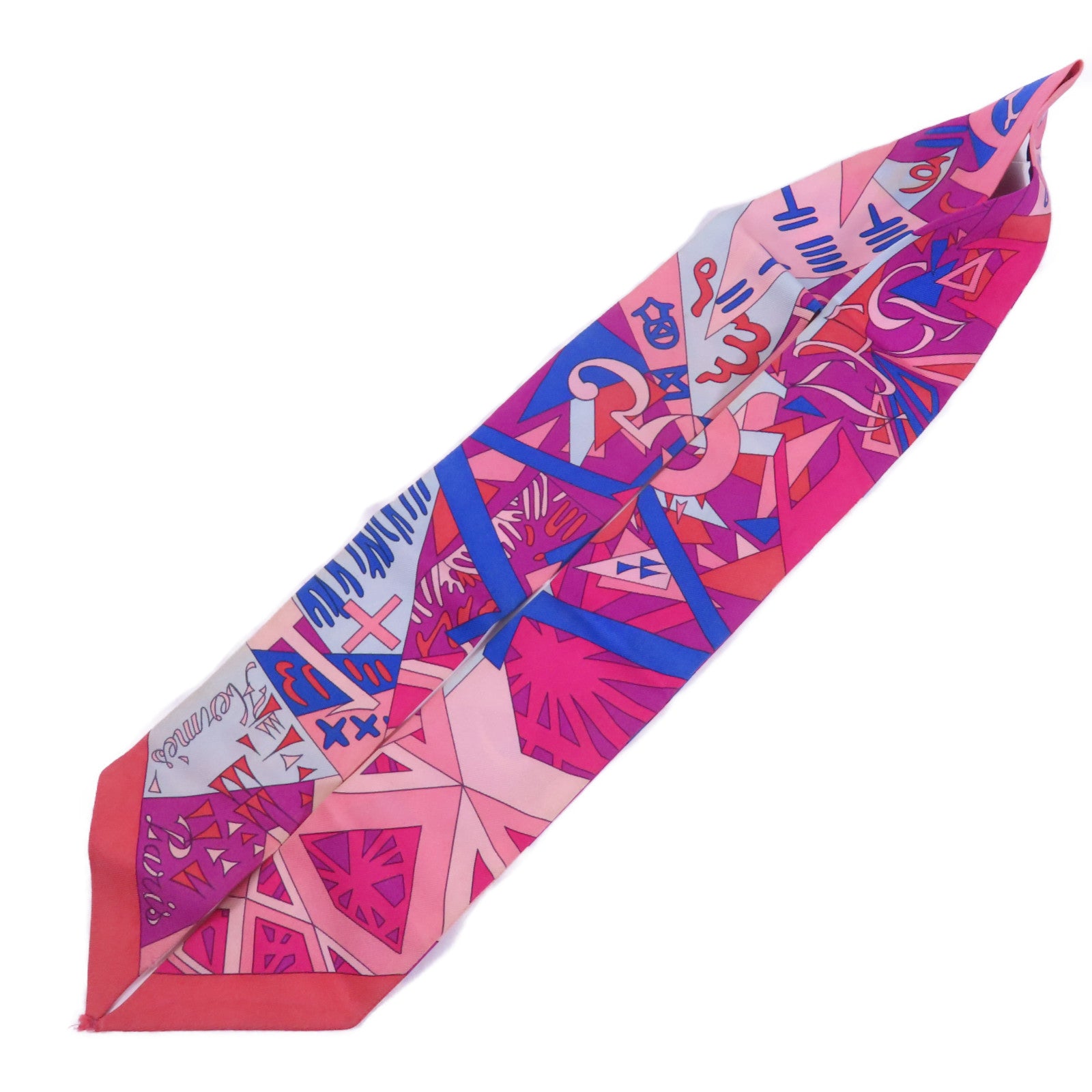 HERMES 絲質Twilly絲巾