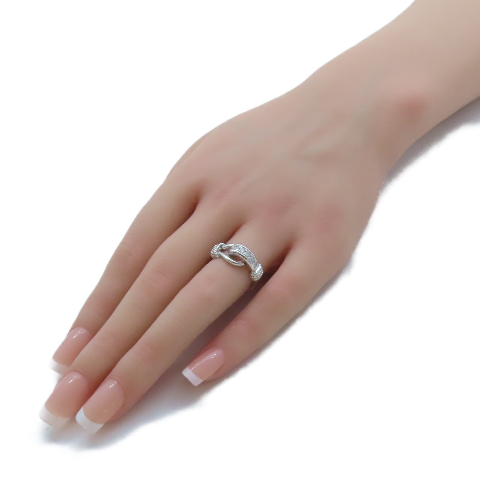 JEWELRY 18K白金/Diamond Ring 0.21ct5