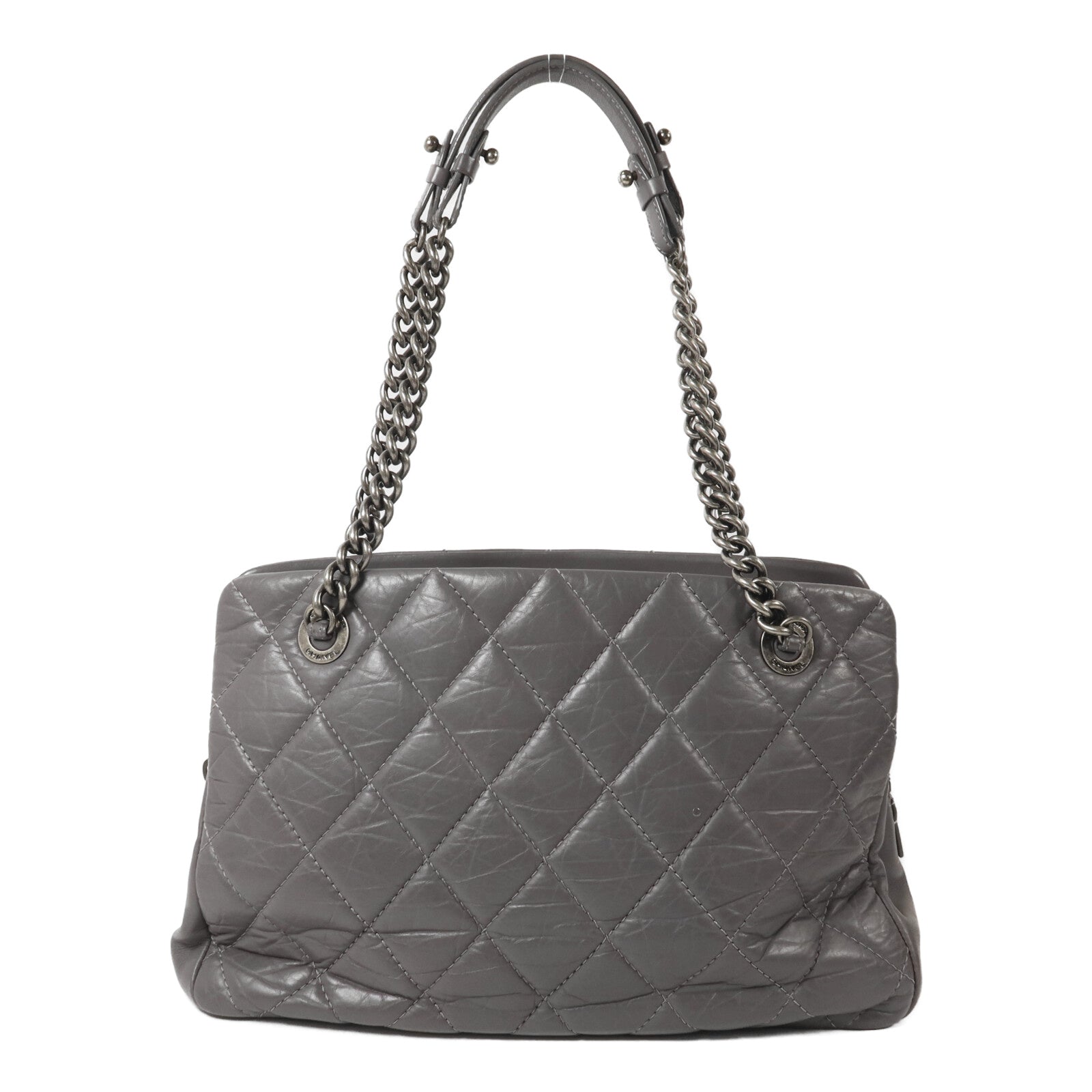 CHANEL 牛皮皮革Chain Shoulder鏈帶肩背袋
