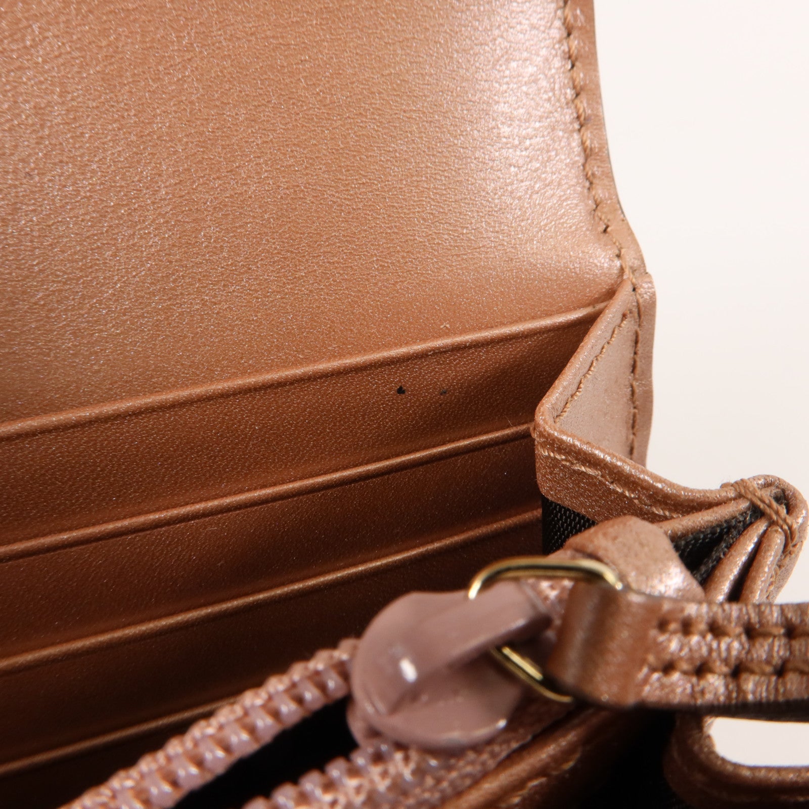 GUCCI 牛皮皮革Guccissima Long Wallet長錢包