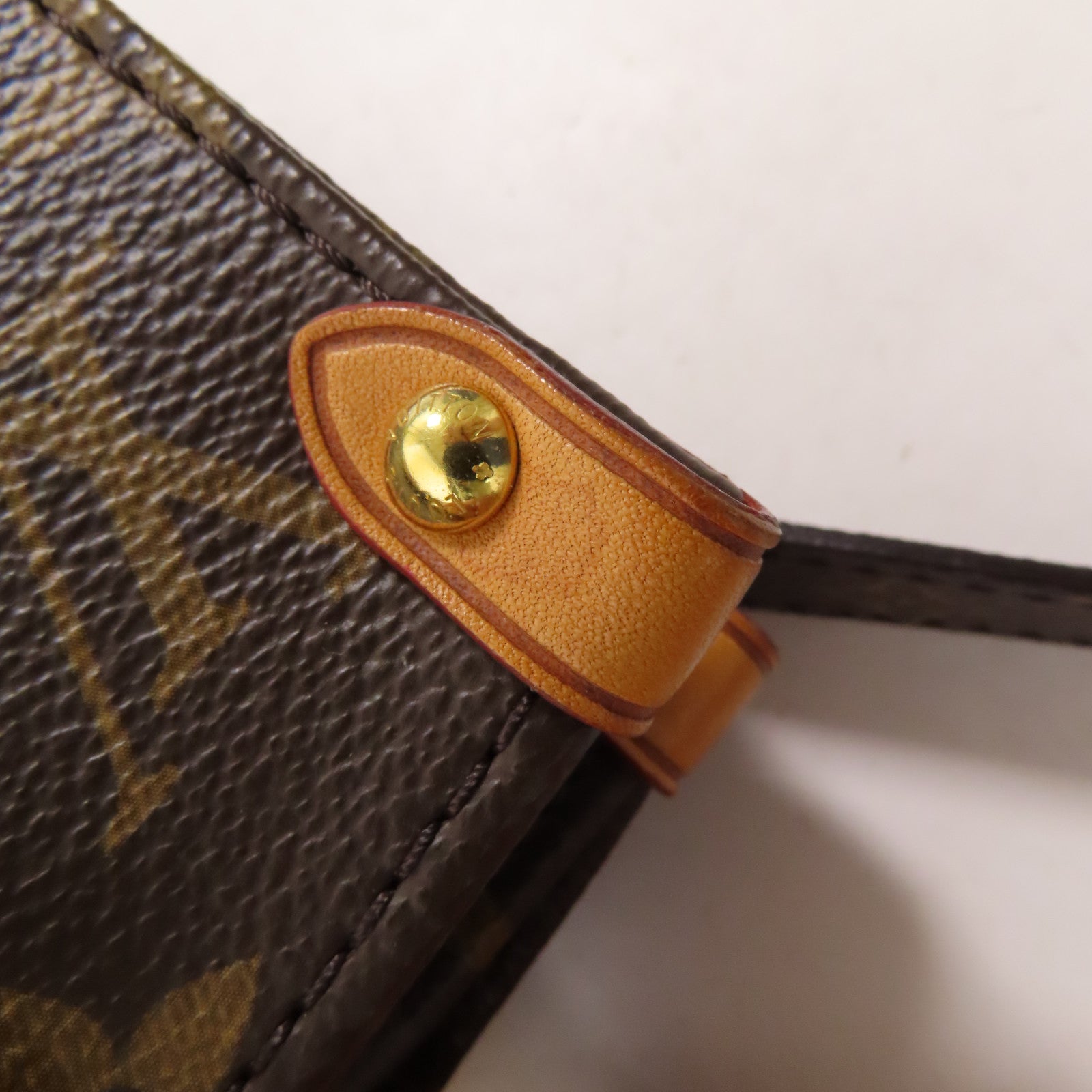 LOUIS VUITTON LV GHW Sac Plat BB 2 Way Shoulder Handbag M45847 Monogram Brown