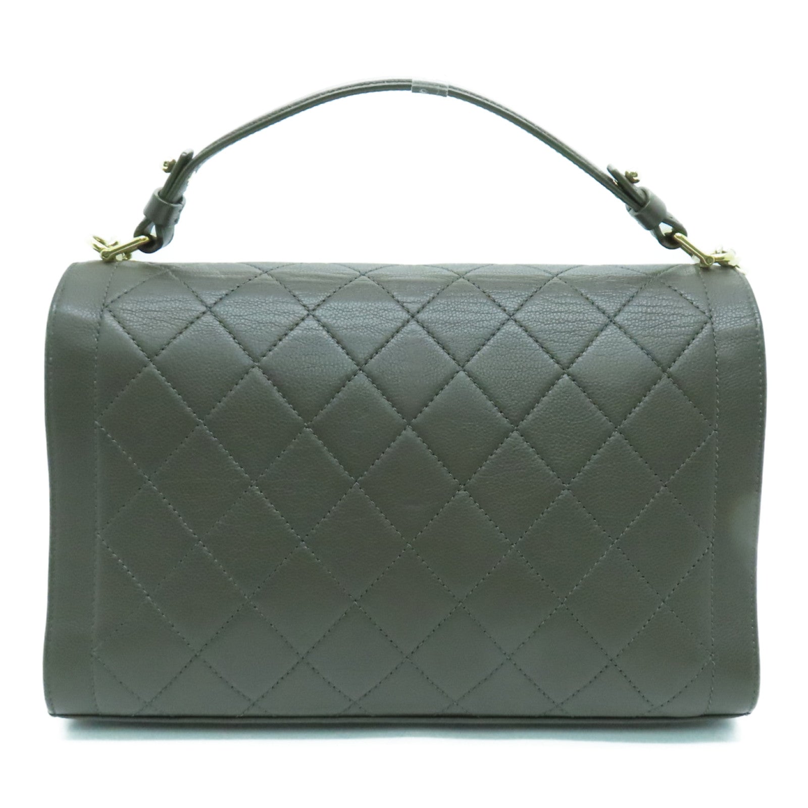 CHANEL 【激減優惠】牛皮皮革2way Shoulder Bag金扣手挽肩背兩用袋