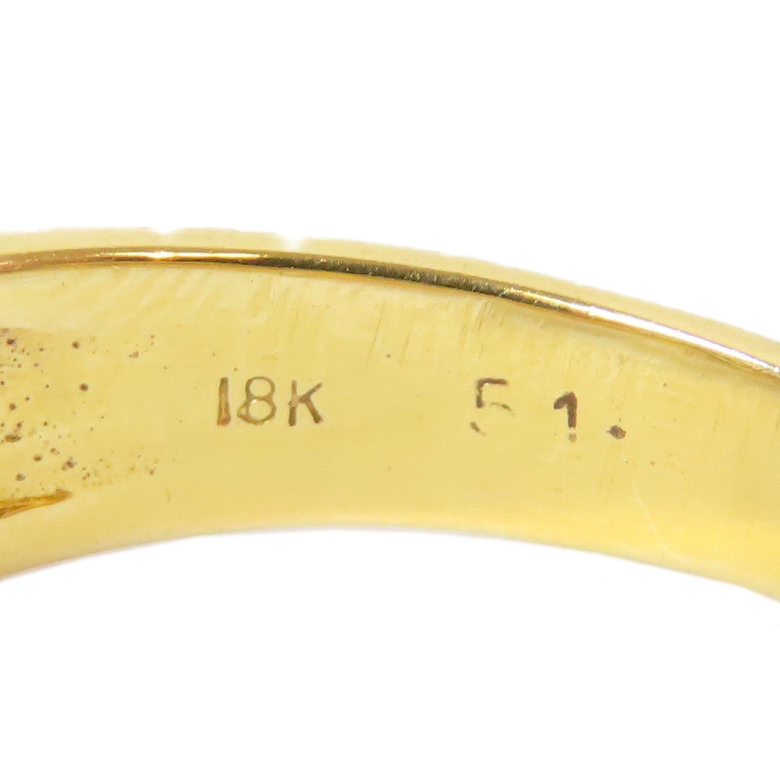 JEWELRY 【激減優惠】18K黃金Diamond Ring4.3g鑽石戒指US#6.75