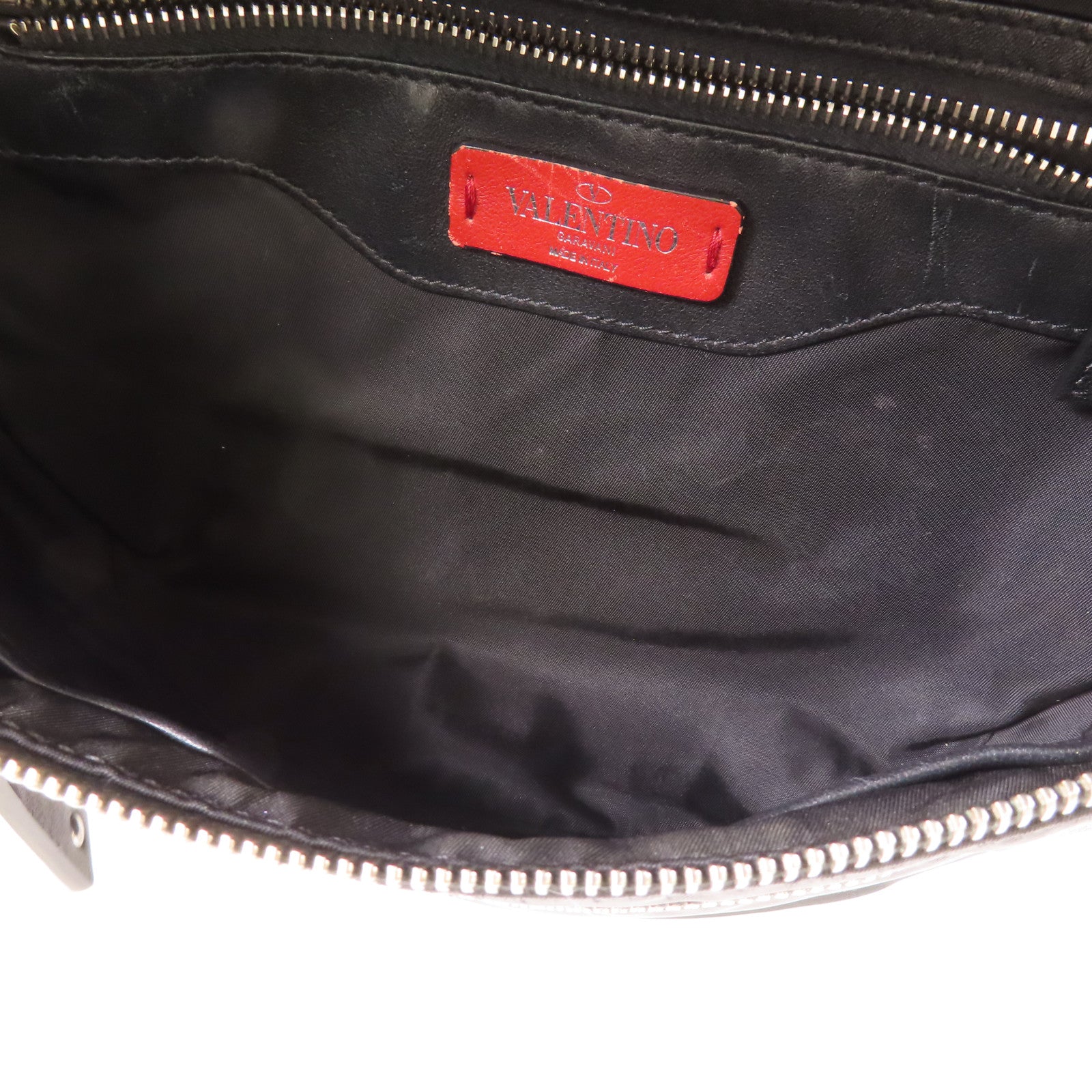 Valentino 尼龍Waist Bag銀扣腰包