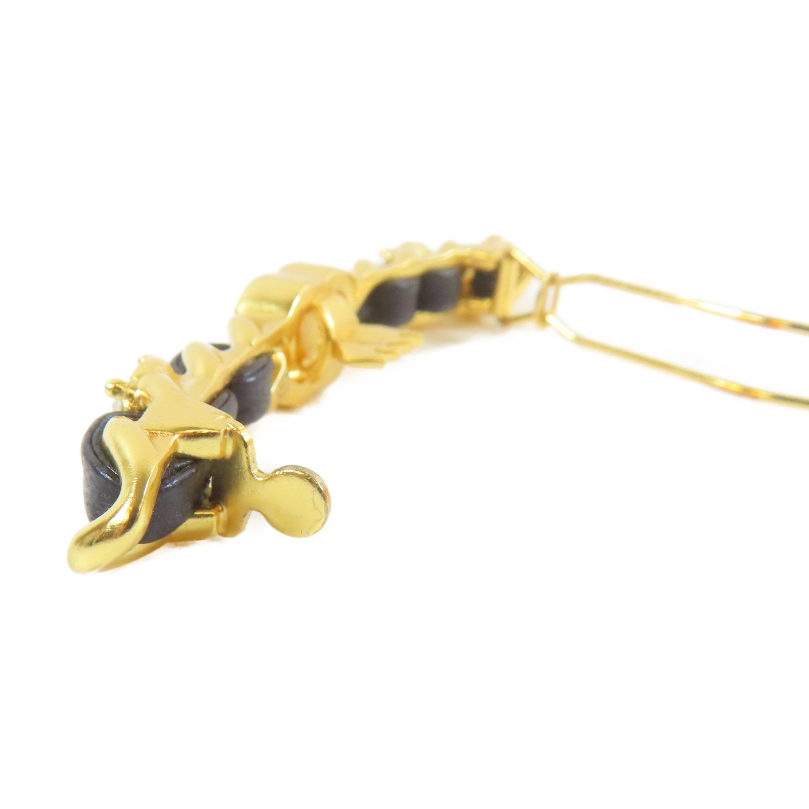 CHANEL 金屬Hair Clip髮夾金色/黑色