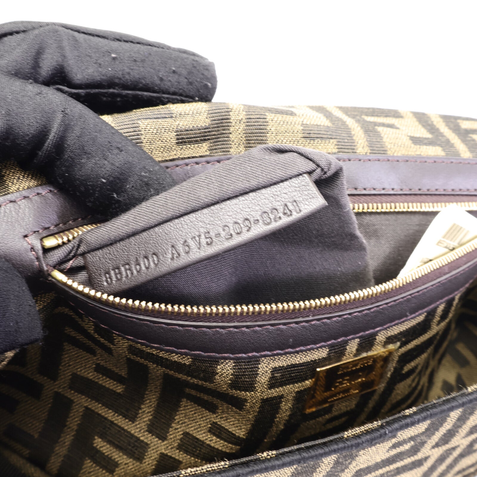 FENDI 帆布Baguette Bag手挽肩背兩用袋