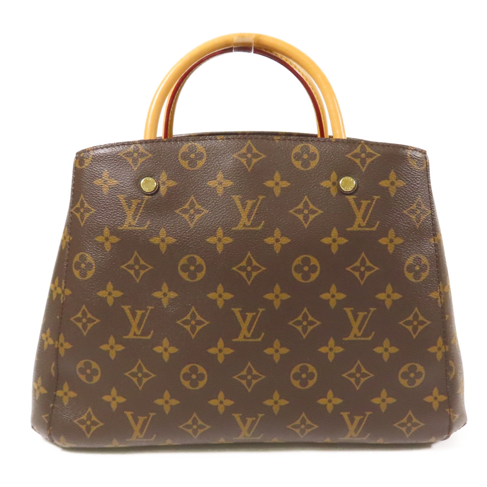 LOUIS VUITTON Monogram Montaigne MM金扣手挽肩背兩用袋