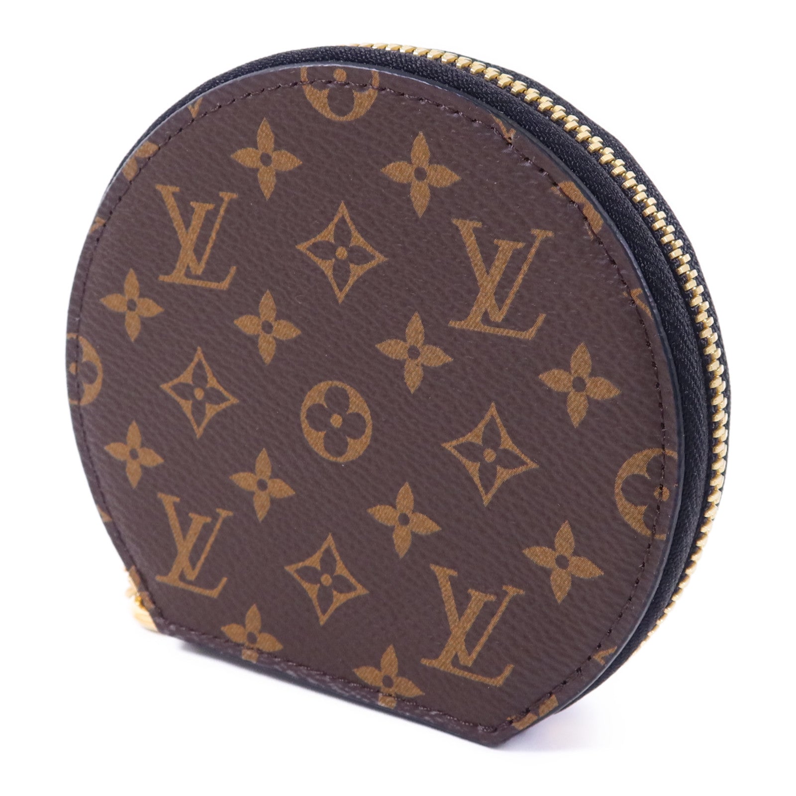 LOUIS VUITTON Monogram Micro Boite Chapeau Coin Purse Charm金扣零錢包